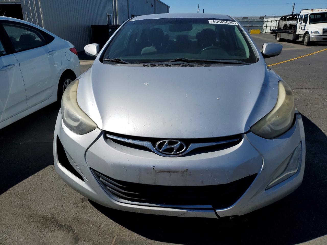 2014 Hyundai Elantra Se Silver vin: 5NPDH4AE8EH497224