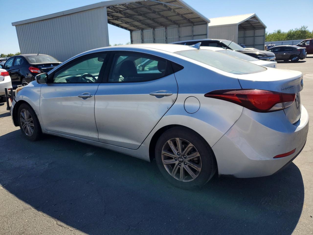 2014 Hyundai Elantra Se Silver vin: 5NPDH4AE8EH497224