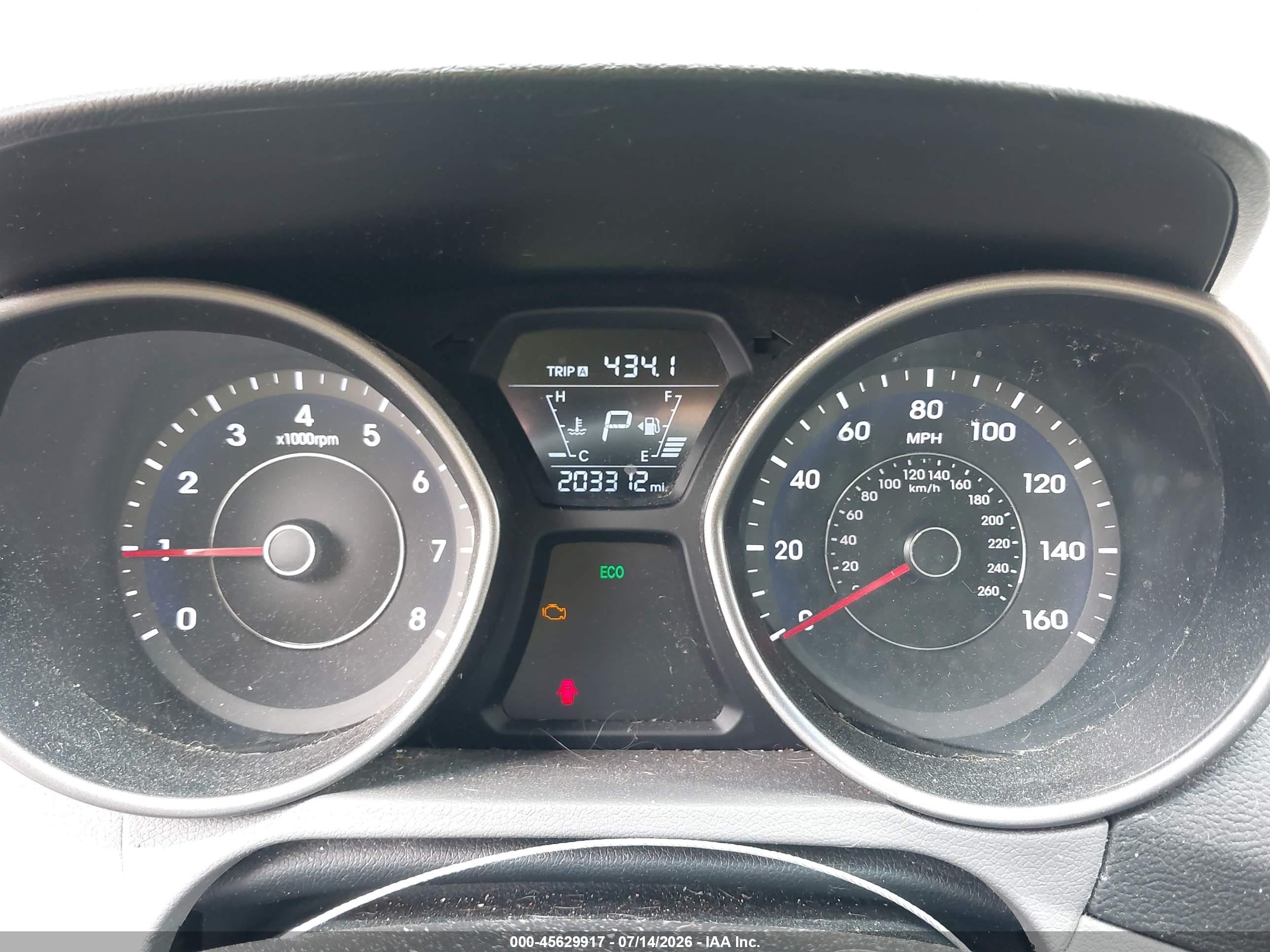 2014 Hyundai Elantra Se Silver vin: 5NPDH4AE8EH500638