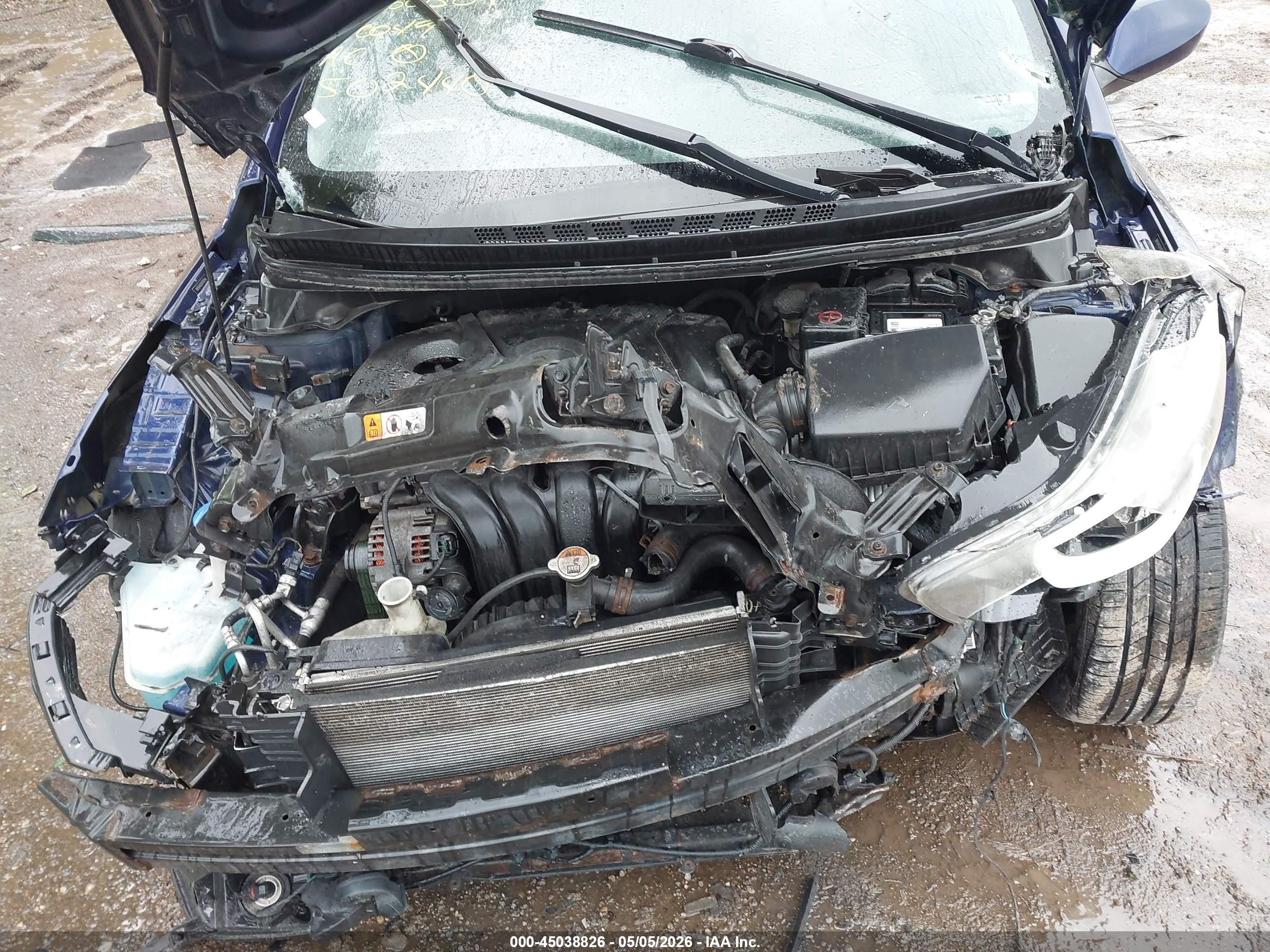 2014 Hyundai Elantra Se Blue vin: 5NPDH4AE8EH502440