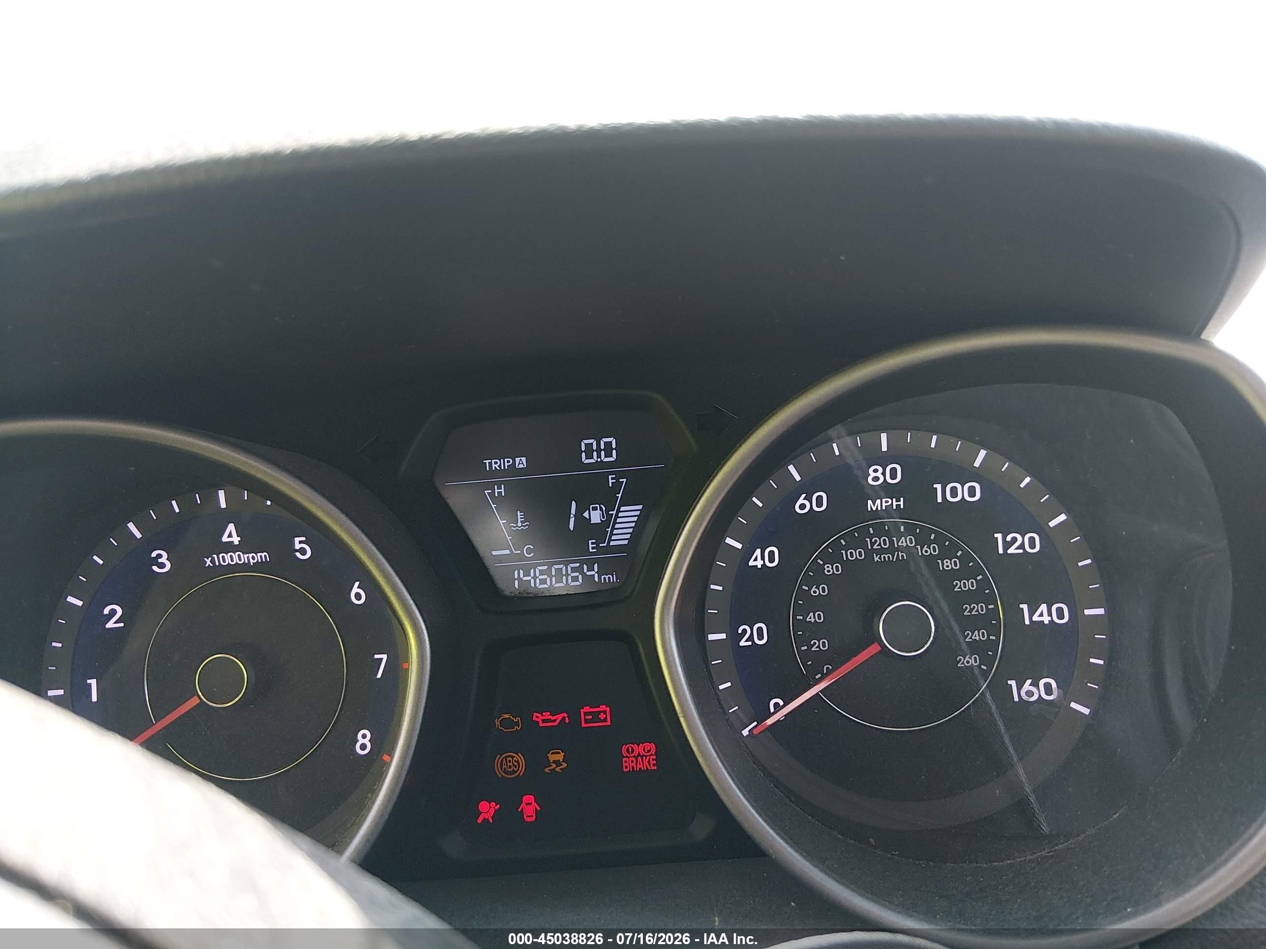 2014 Hyundai Elantra Se Blue vin: 5NPDH4AE8EH502440