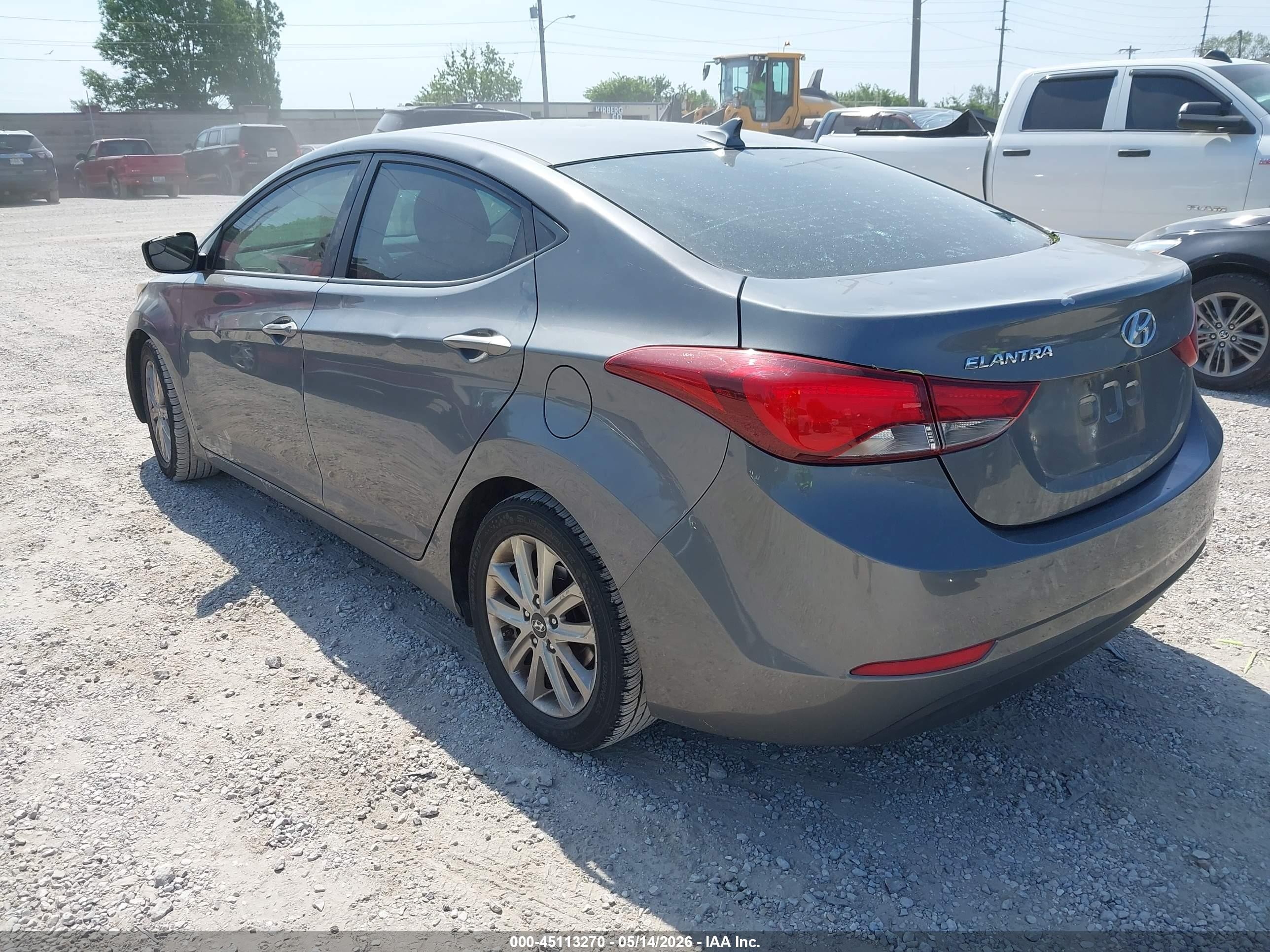 2014 Hyundai Elantra Se Серебряный vin: 5NPDH4AE8EH504558