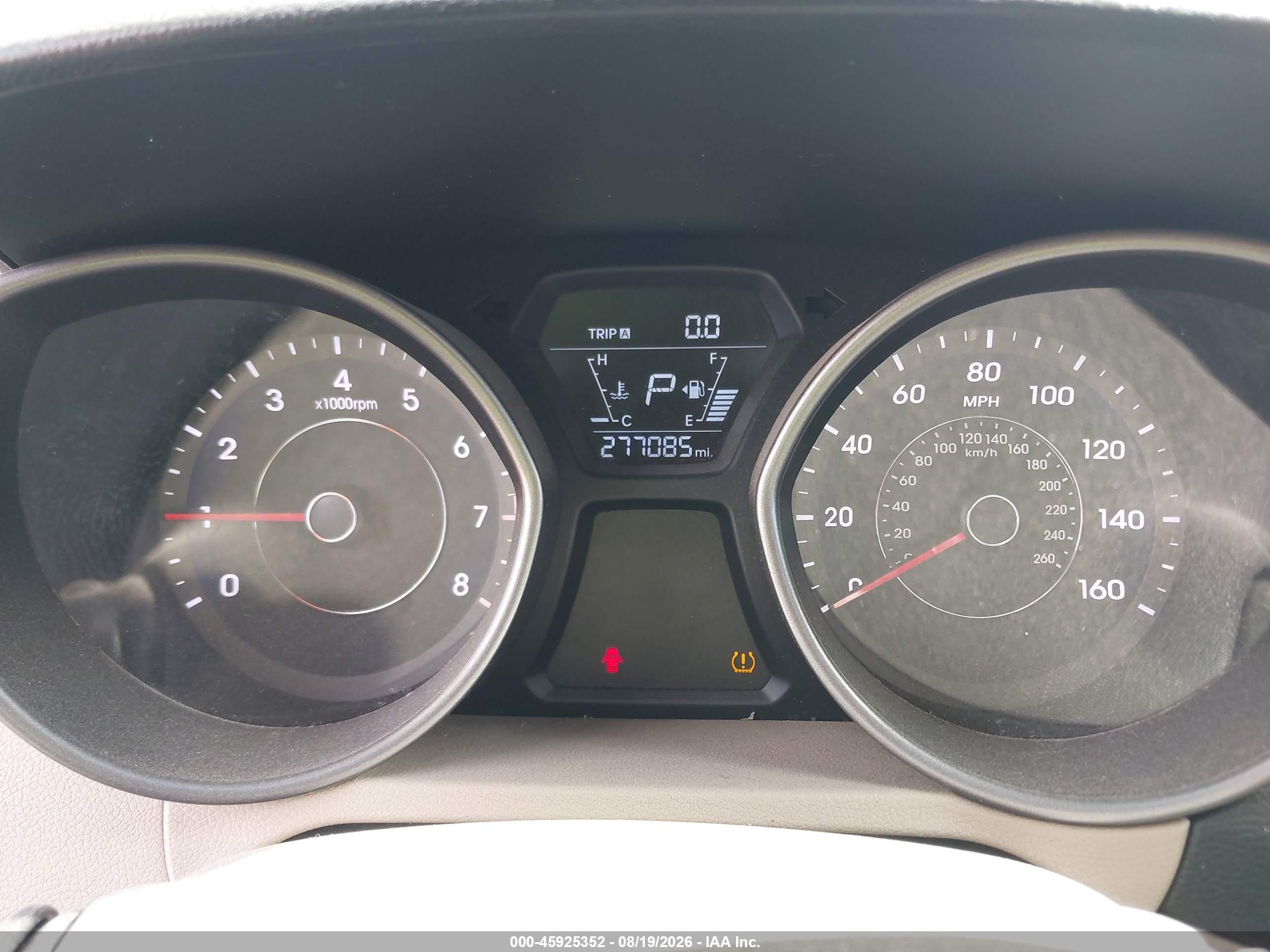 2014 Hyundai Elantra Se Brown vin: 5NPDH4AE8EH505662