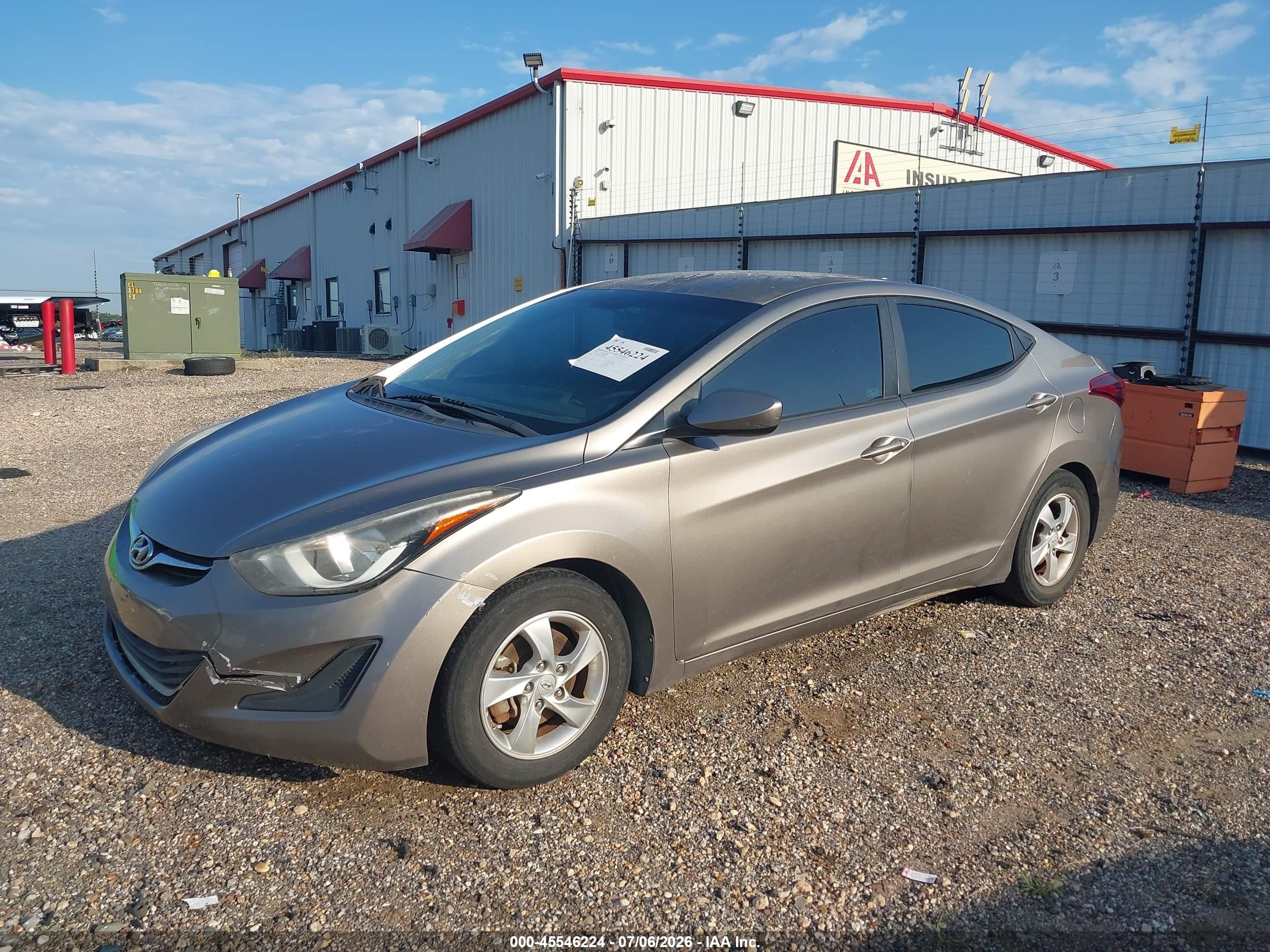 2014 Hyundai Elantra Se Желто-коричневый vin: 5NPDH4AE8EH505693