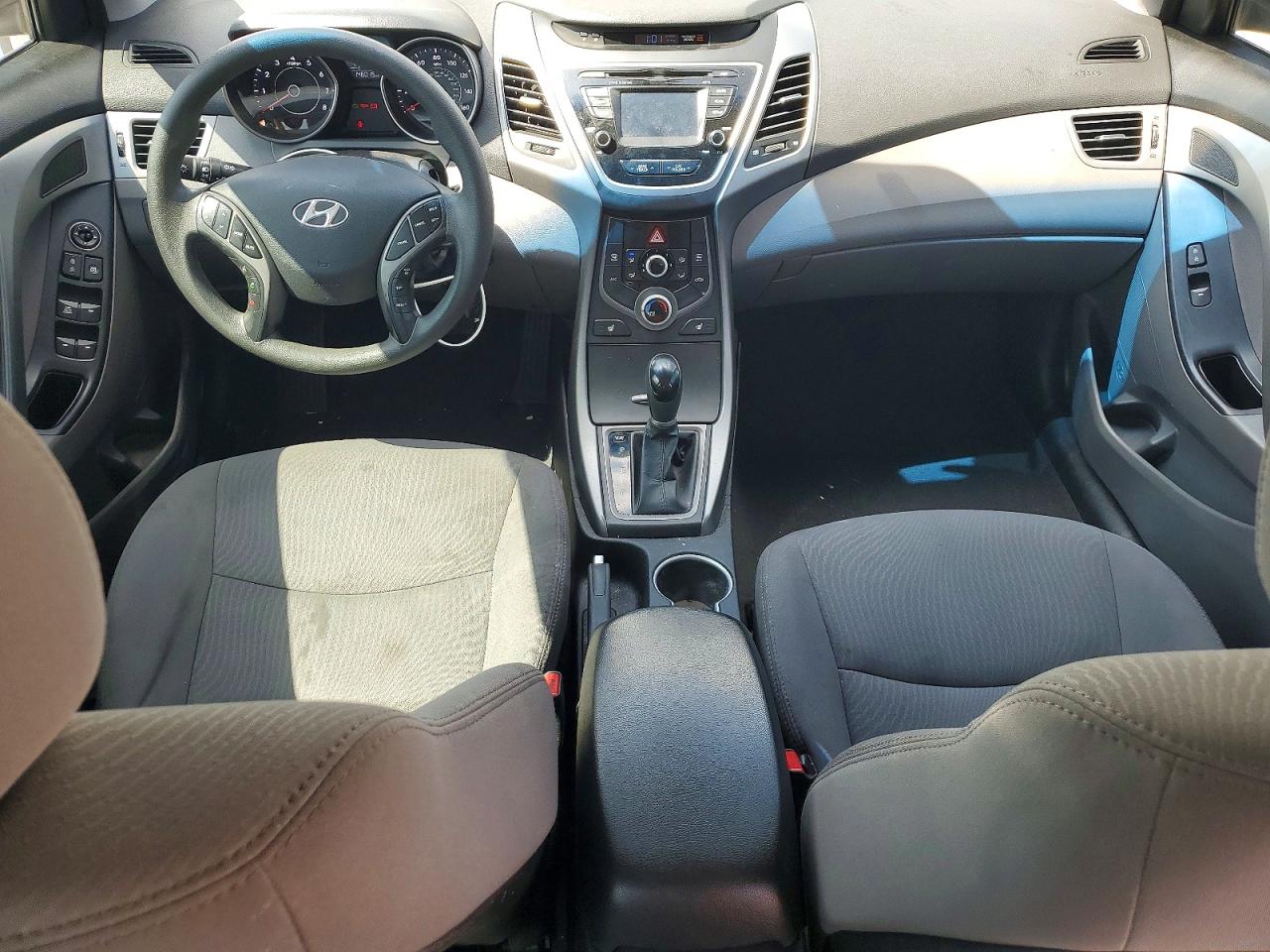 2014 Hyundai Elantra Se White vin: 5NPDH4AE8EH506830