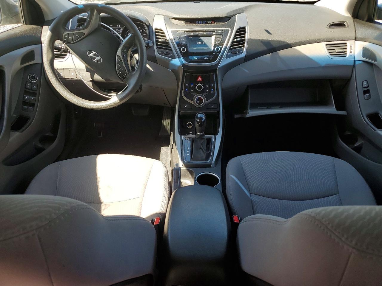 2014 Hyundai Elantra Se Gray vin: 5NPDH4AE8EH508626