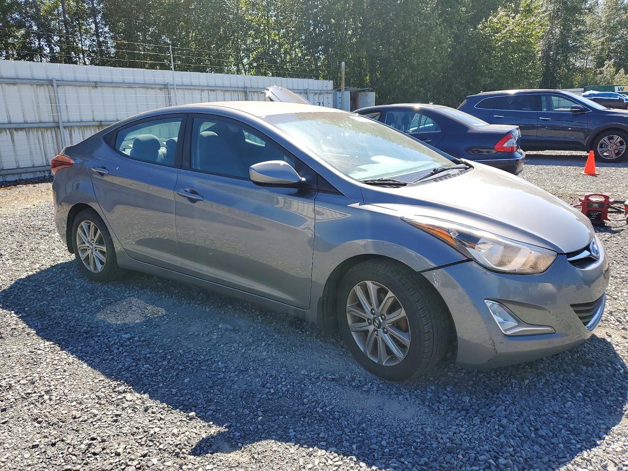 2014 Hyundai Elantra Se Gray vin: 5NPDH4AE8EH508626