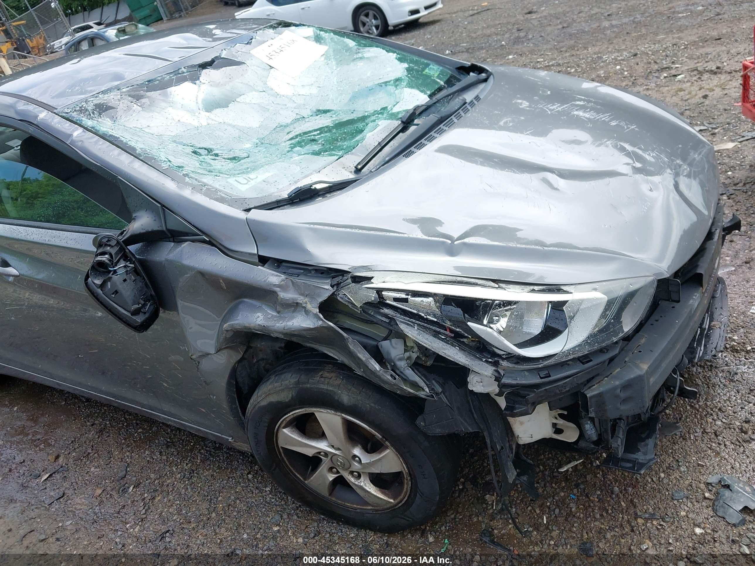 2014 Hyundai Elantra Se Gray vin: 5NPDH4AE8EH510764