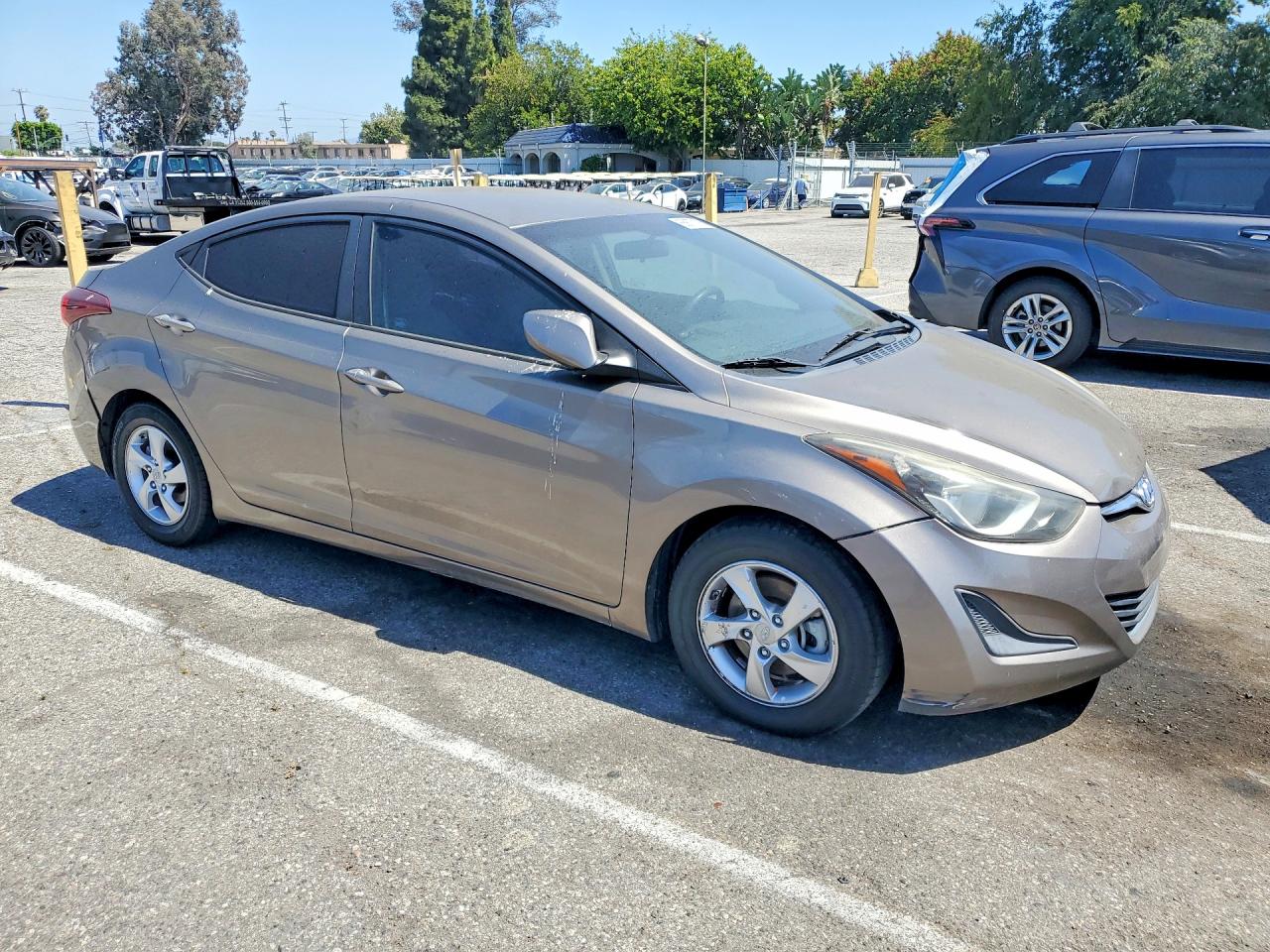 2014 Hyundai Elantra Se Золотой vin: 5NPDH4AE8EH515253