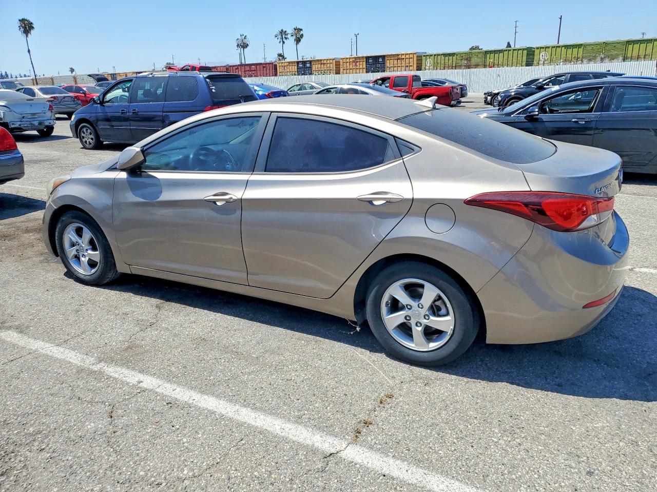 2014 Hyundai Elantra Se Золотой vin: 5NPDH4AE8EH515253