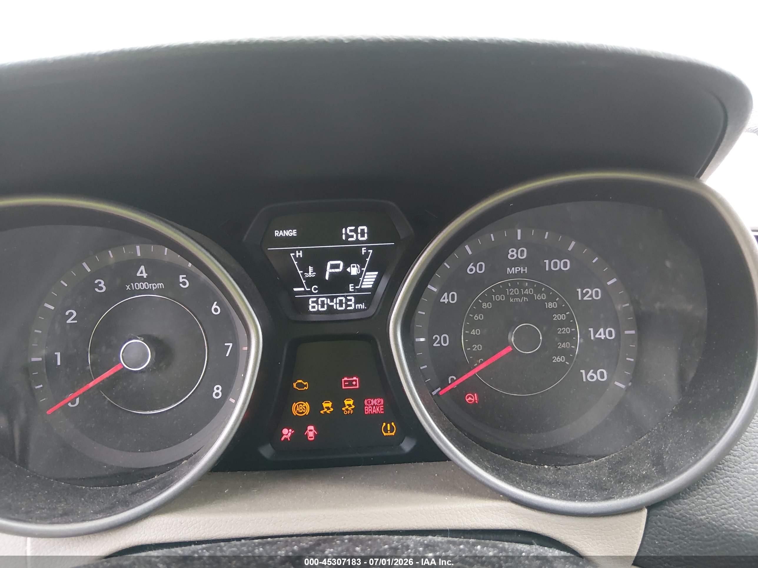 2014 Hyundai Elantra Se Gray vin: 5NPDH4AE8EH522994