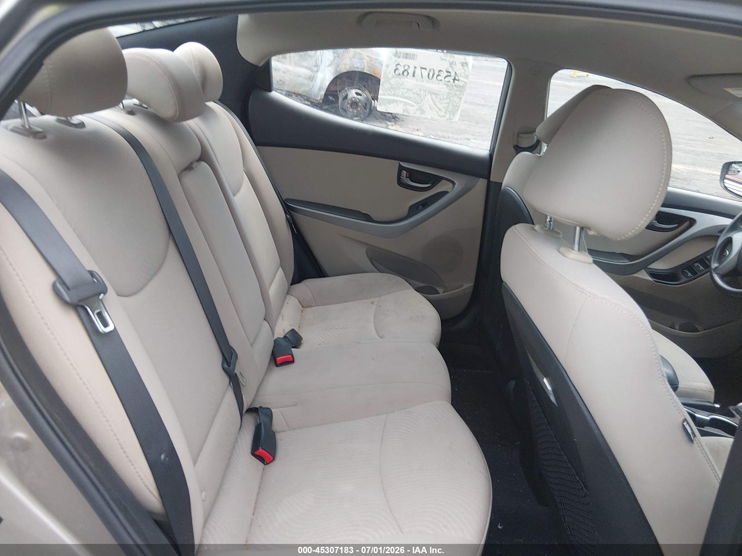 2014 Hyundai Elantra Se Gray vin: 5NPDH4AE8EH522994
