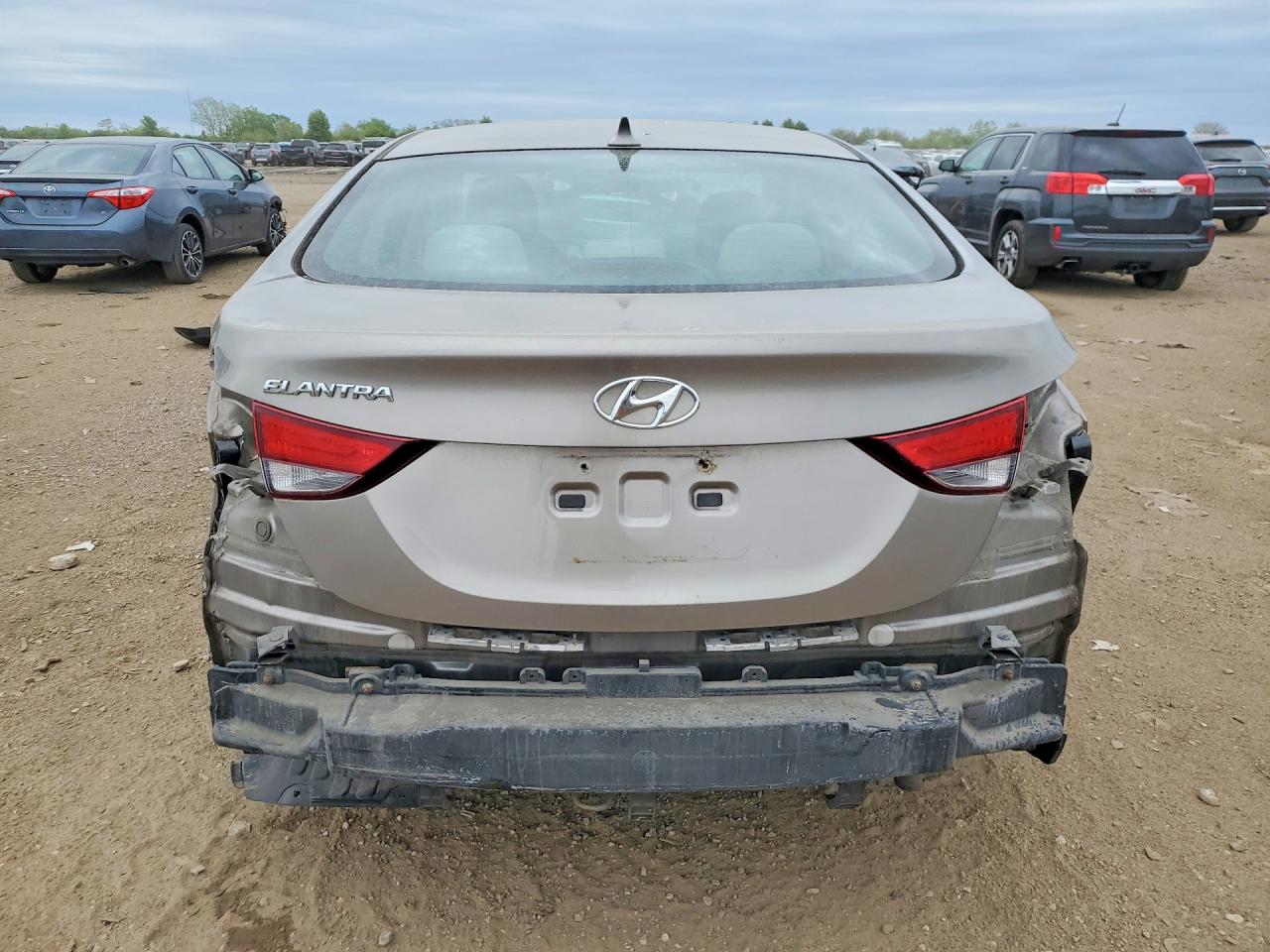 2014 Hyundai Elantra Se Желто-коричневый vin: 5NPDH4AE8EH530528