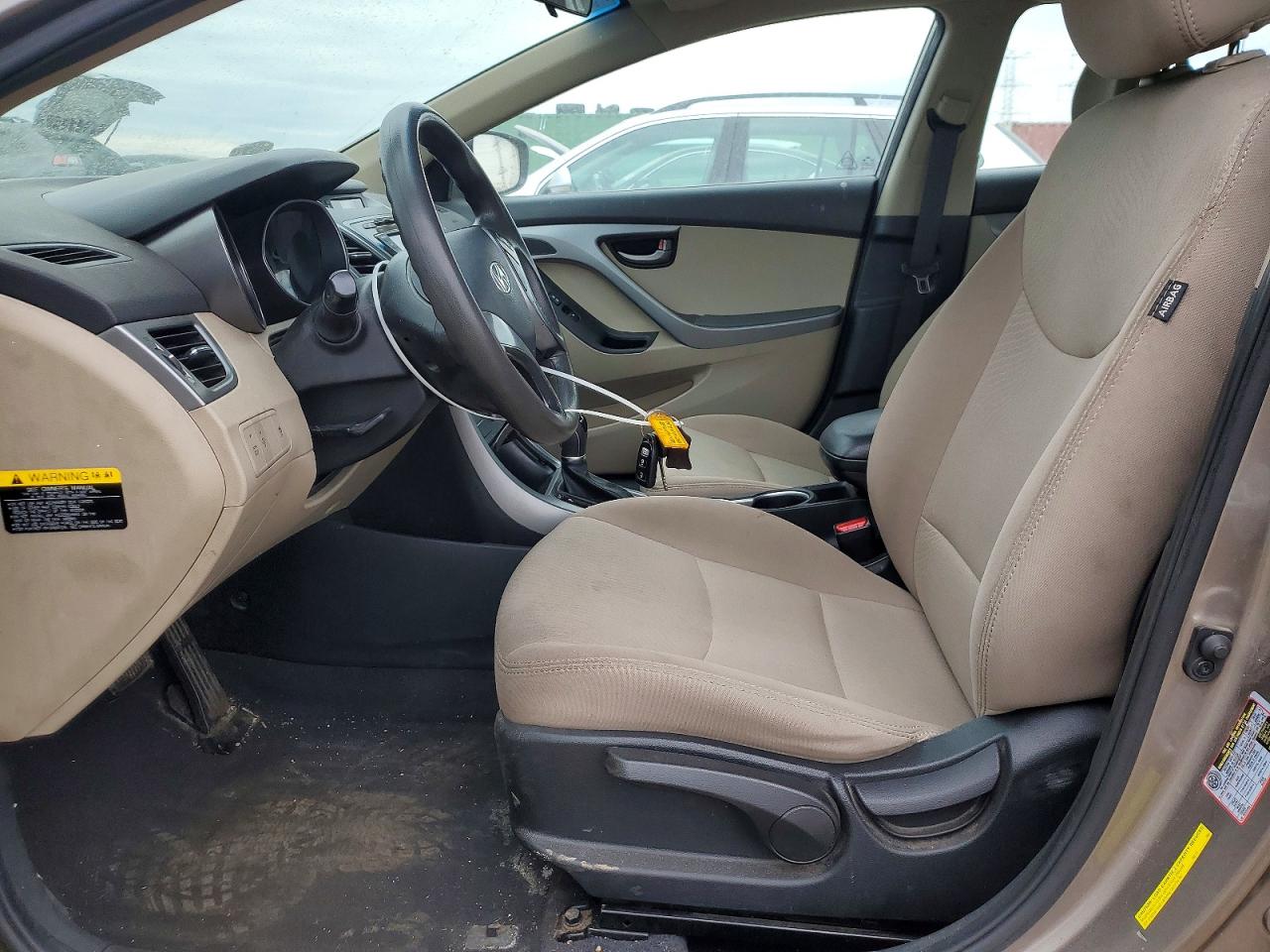 2014 Hyundai Elantra Se Желто-коричневый vin: 5NPDH4AE8EH530528