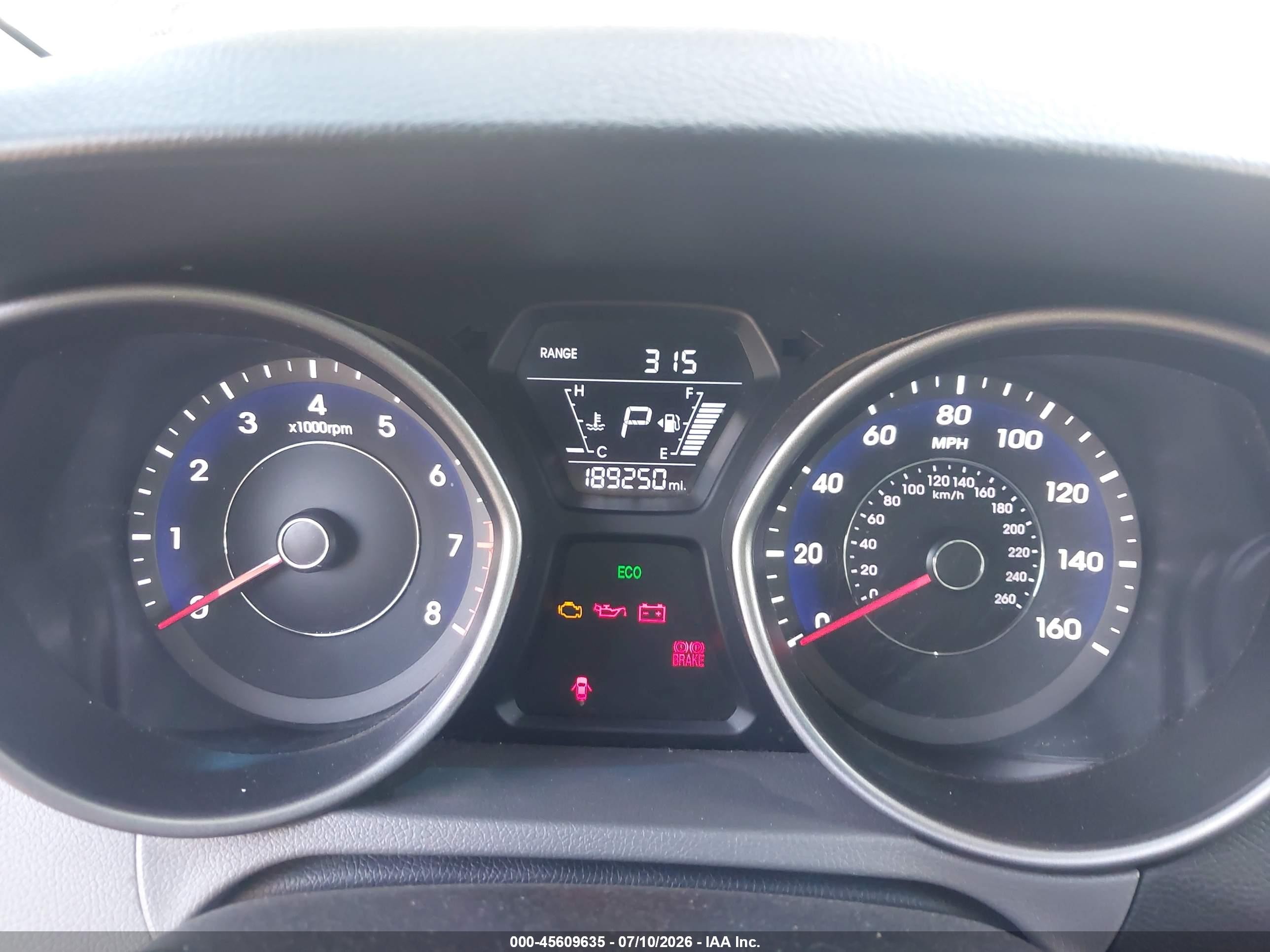 2014 Hyundai Elantra Se Black vin: 5NPDH4AE8EH531324