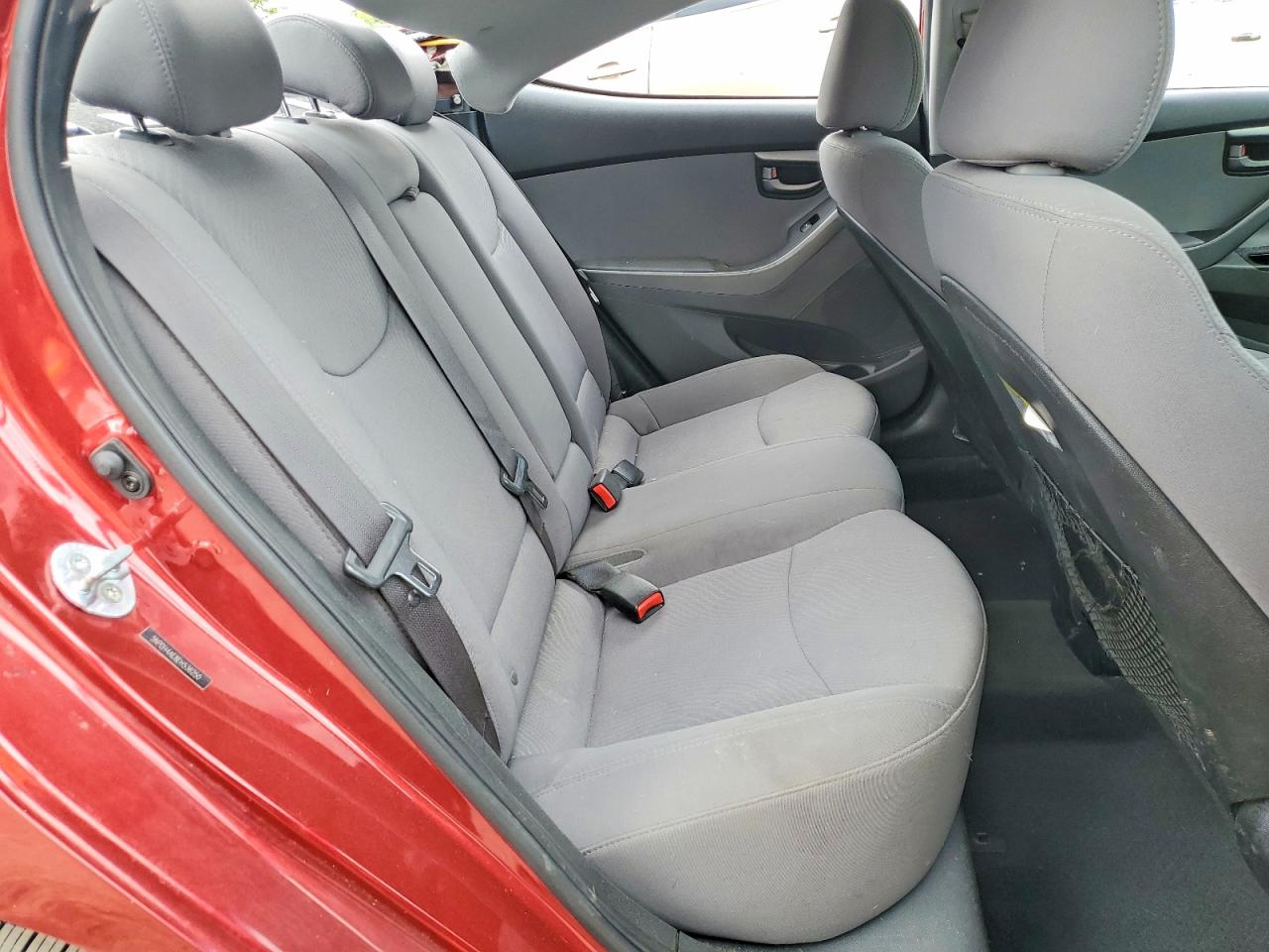 2014 Hyundai Elantra Se Burgundy vin: 5NPDH4AE8EH536250