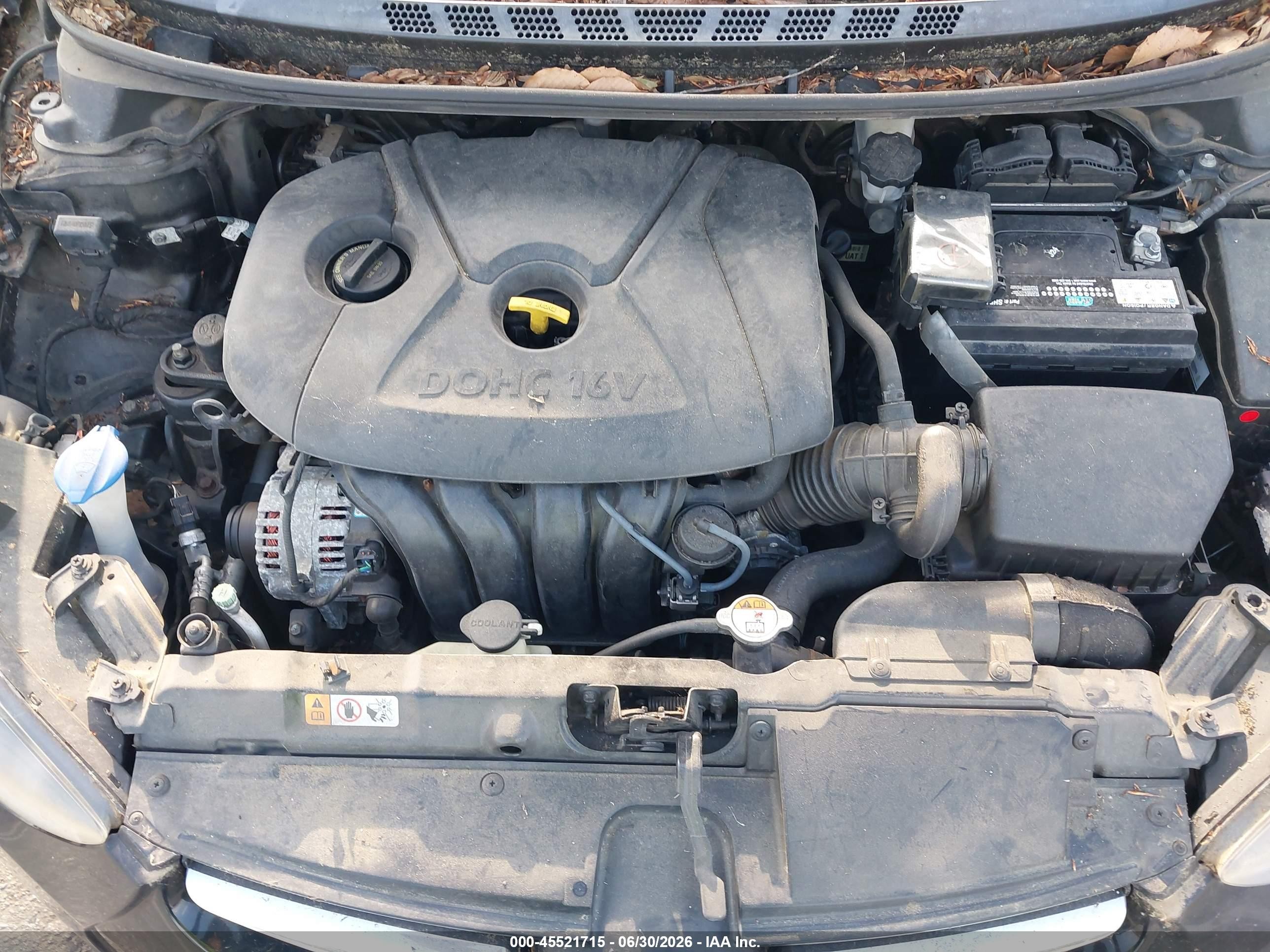 2014 Hyundai Elantra Se Black vin: 5NPDH4AE8EH540766