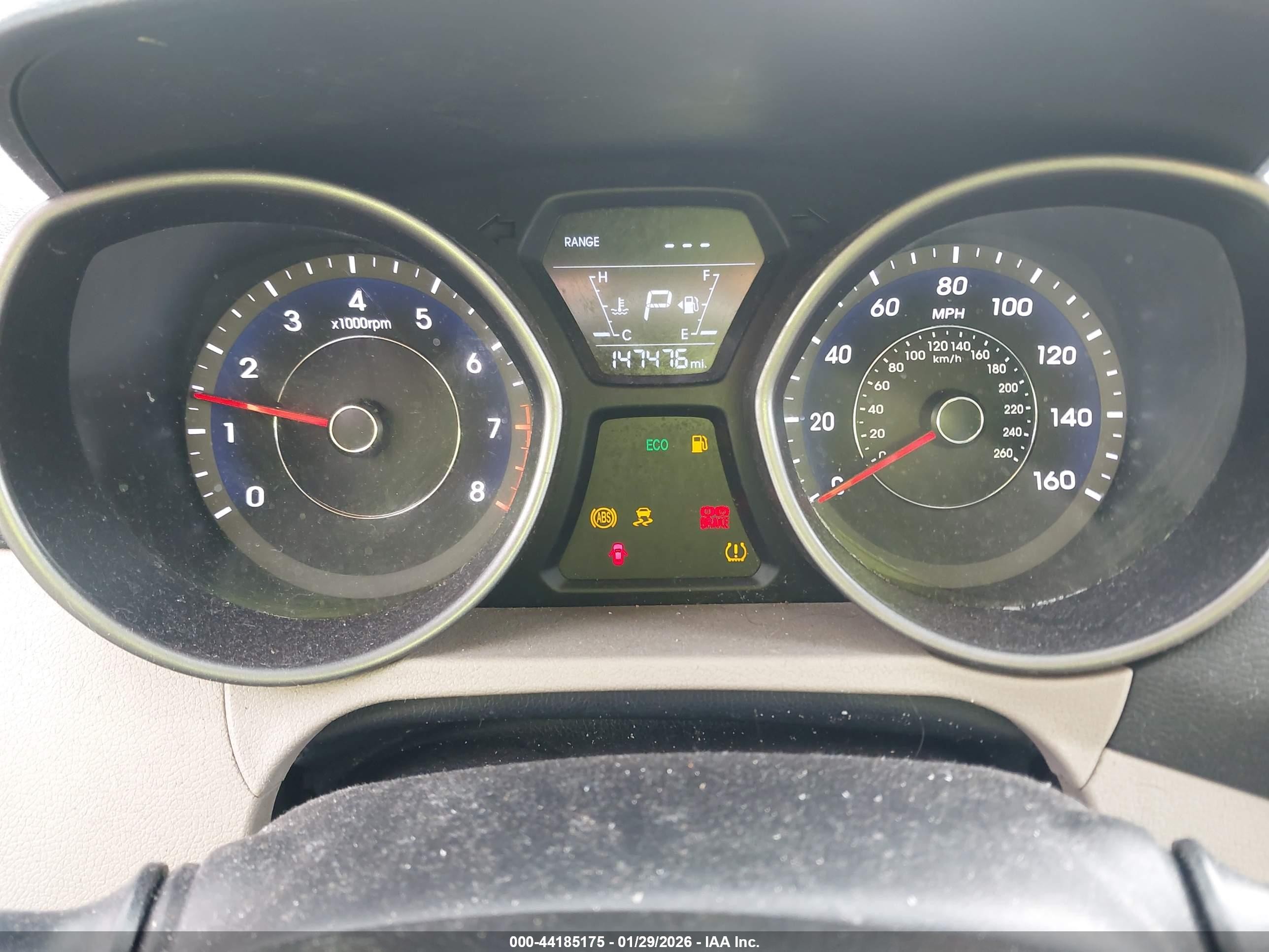 2014 Hyundai Elantra Se Красный vin: 5NPDH4AE8EH543067