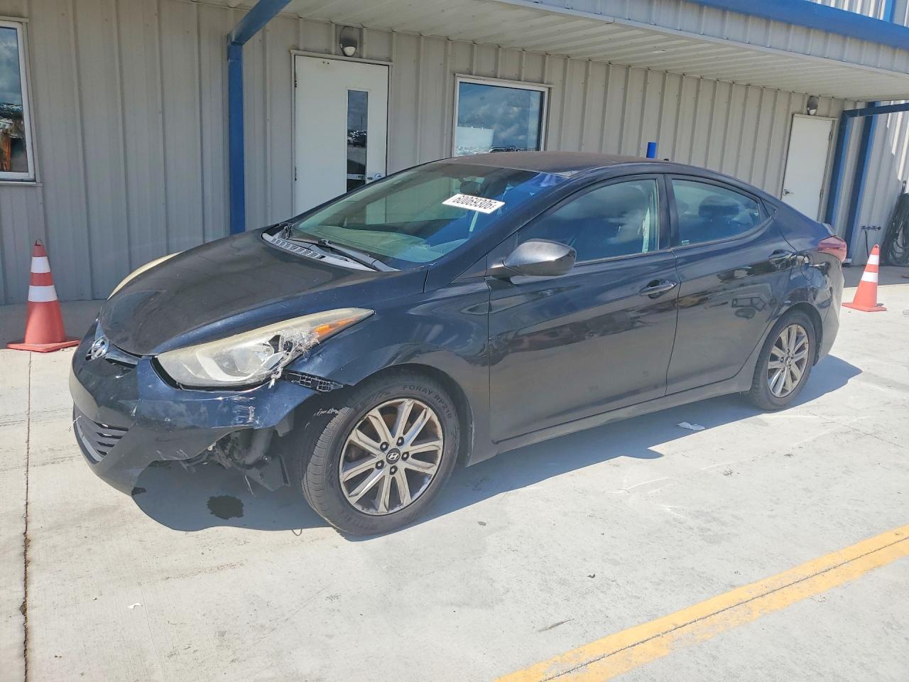 2014 Hyundai Elantra Se Black vin: 5NPDH4AE8EH543778