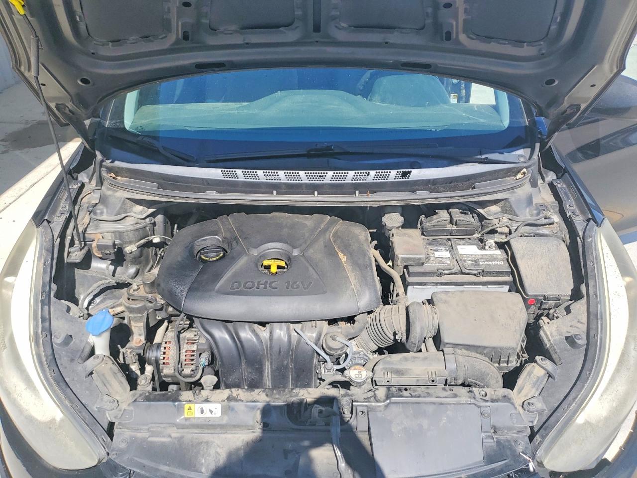 2014 Hyundai Elantra Se Black vin: 5NPDH4AE8EH543778