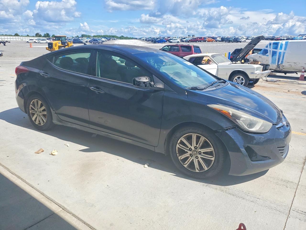 2014 Hyundai Elantra Se Black vin: 5NPDH4AE8EH543778