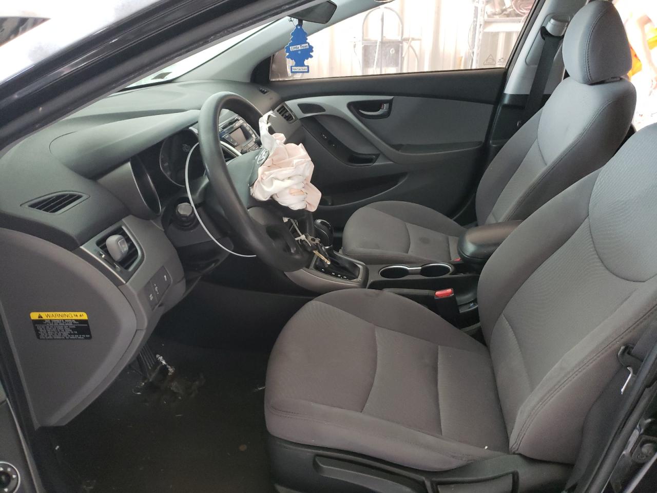 2014 Hyundai Elantra Se Black vin: 5NPDH4AE8EH544008
