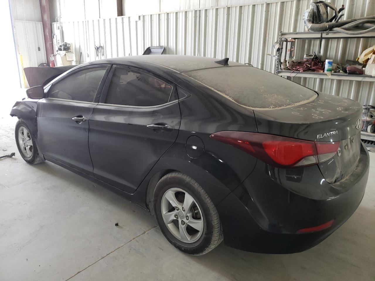 2014 Hyundai Elantra Se Black vin: 5NPDH4AE8EH544008