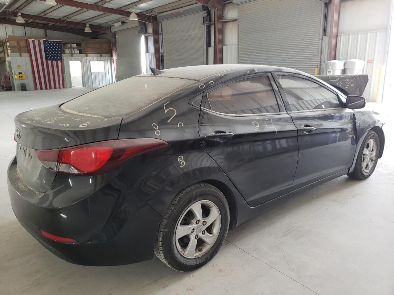 2014 Hyundai Elantra Se Black vin: 5NPDH4AE8EH544008