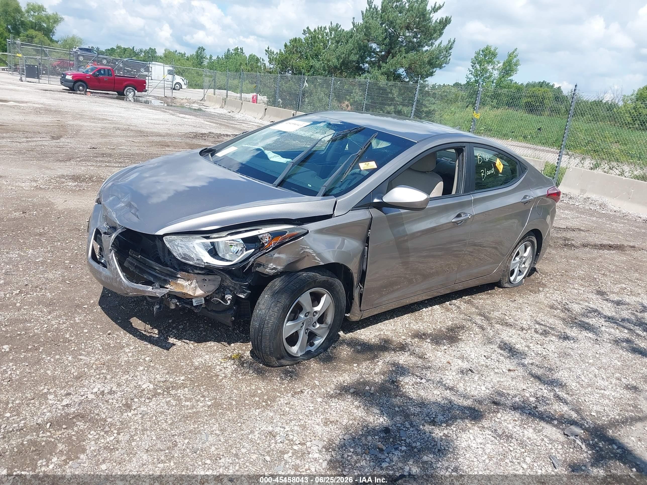 2014 Hyundai Elantra Se Tan vin: 5NPDH4AE8EH544459