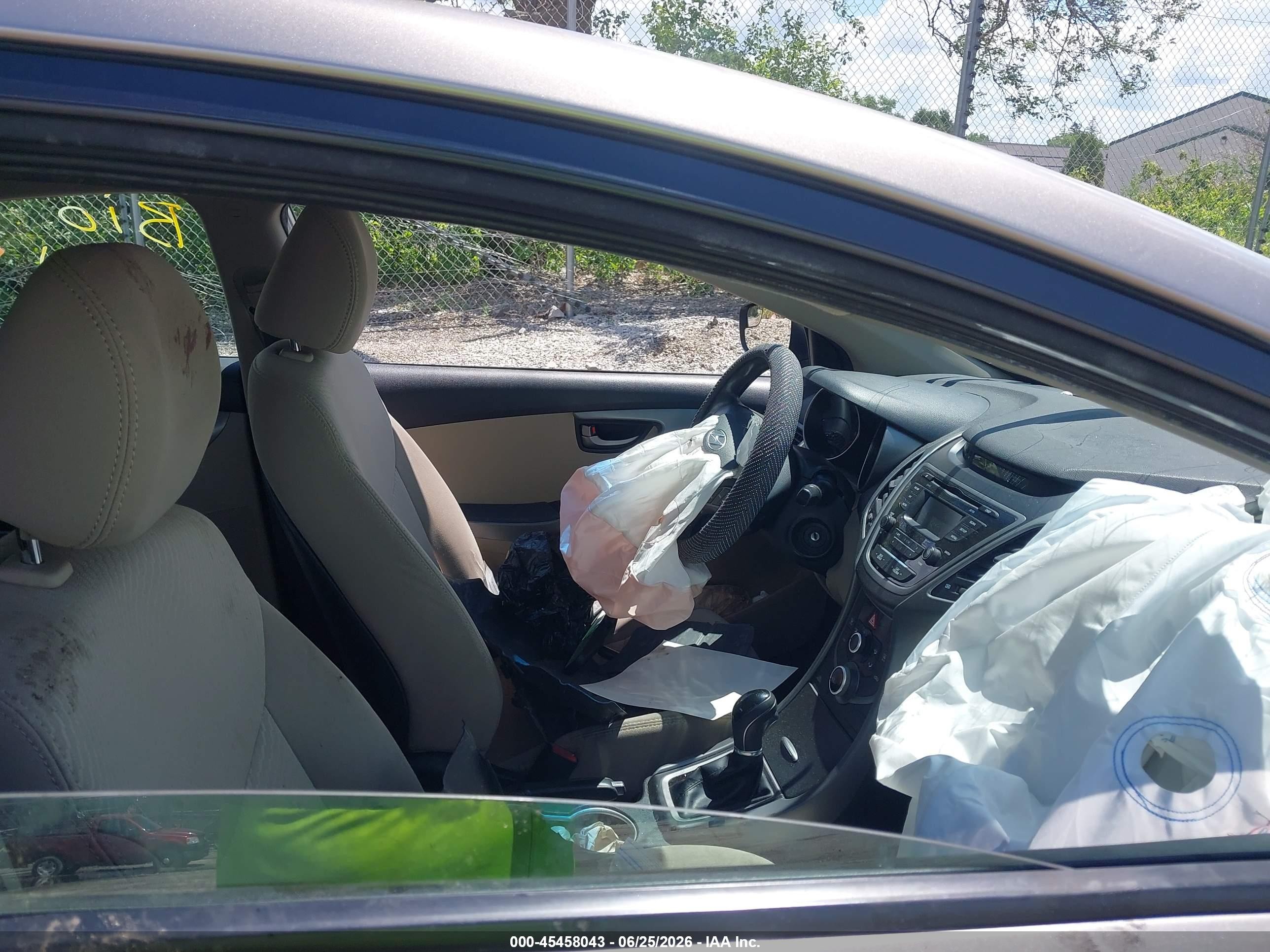 2014 Hyundai Elantra Se Tan vin: 5NPDH4AE8EH544459