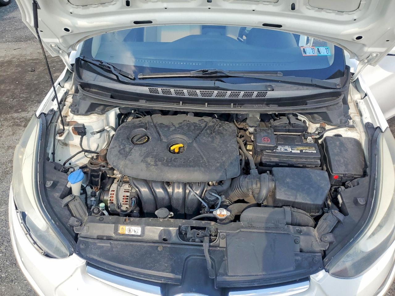 2015 Hyundai Elantra Se Белый vin: 5NPDH4AE8FH548478