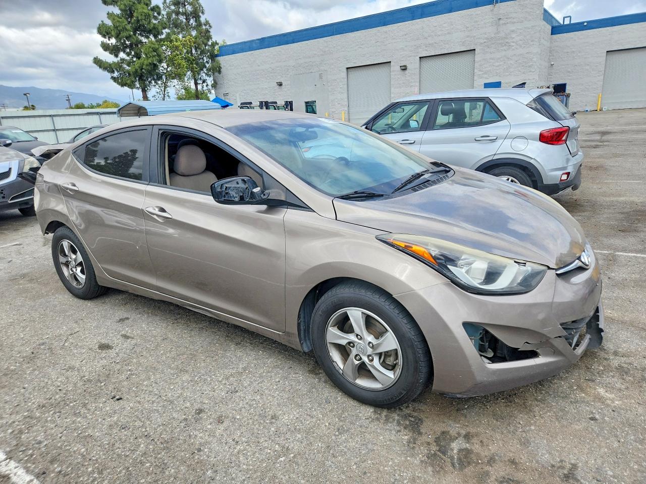 2015 Hyundai Elantra Se Silver vin: 5NPDH4AE8FH548979