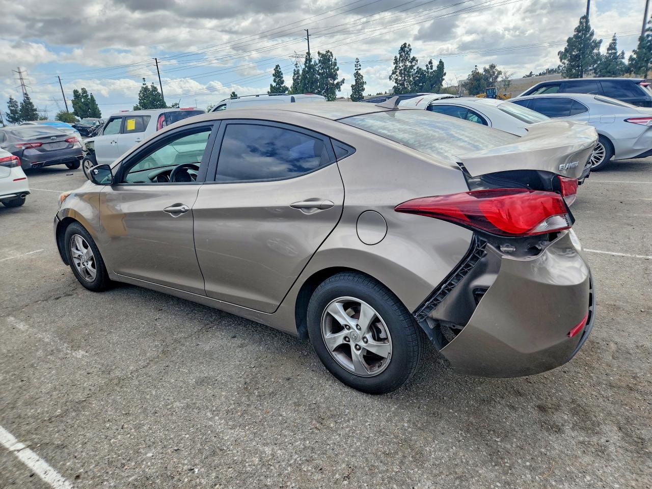 2015 Hyundai Elantra Se Silver vin: 5NPDH4AE8FH548979
