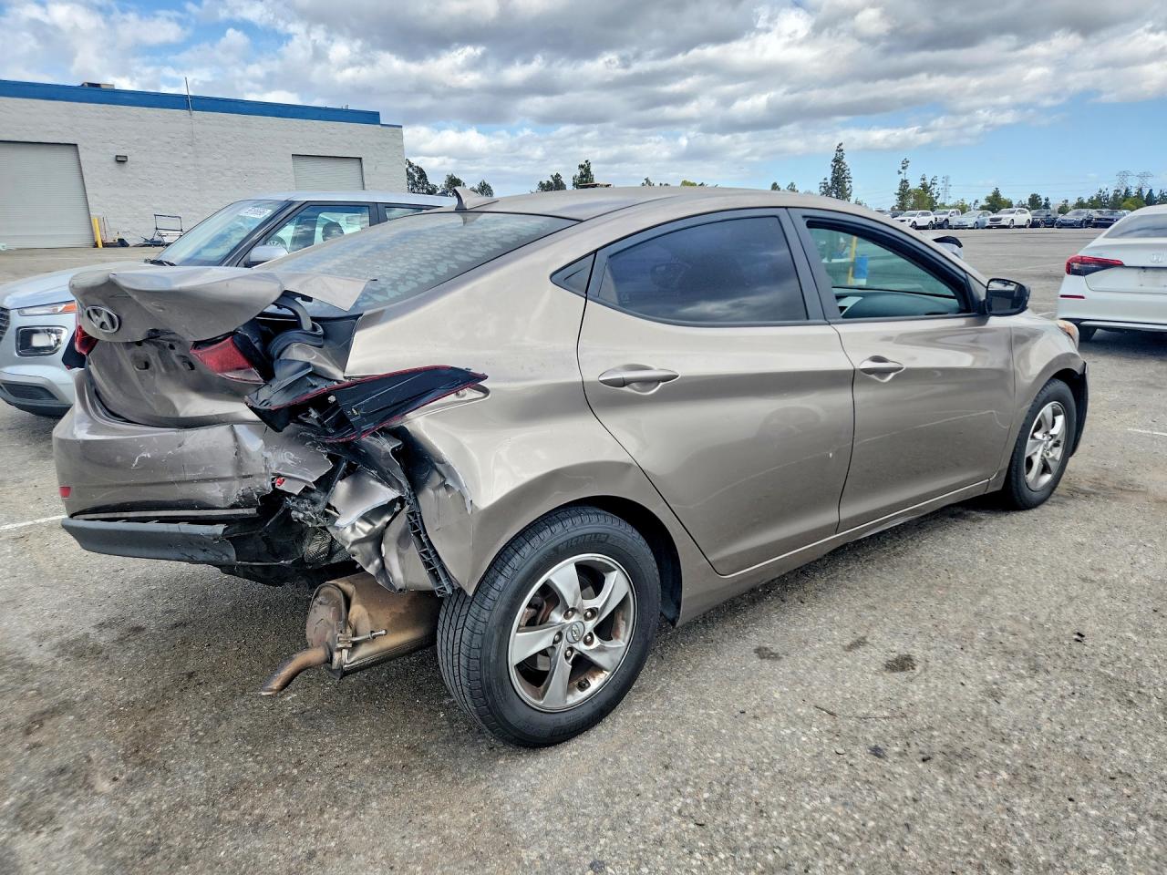 2015 Hyundai Elantra Se Silver vin: 5NPDH4AE8FH548979