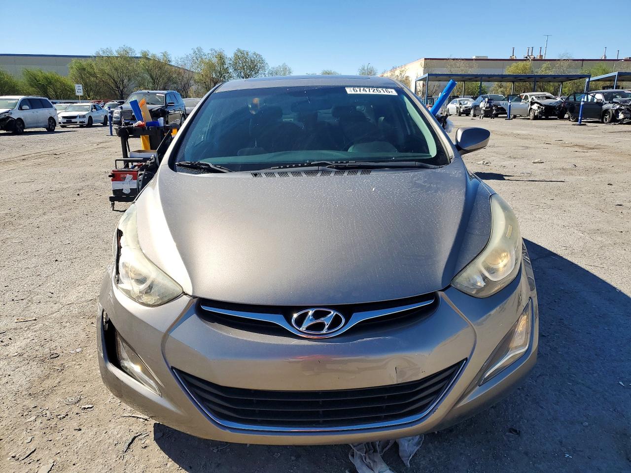 2015 Hyundai Elantra Se Brown vin: 5NPDH4AE8FH550263