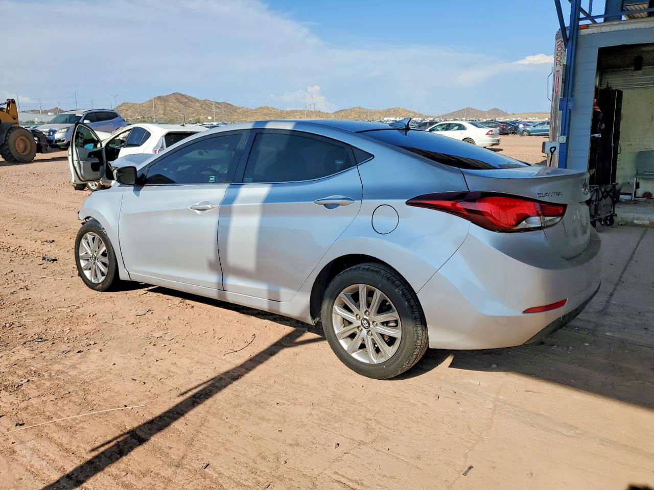 2015 Hyundai Elantra Se Silver vin: 5NPDH4AE8FH553874