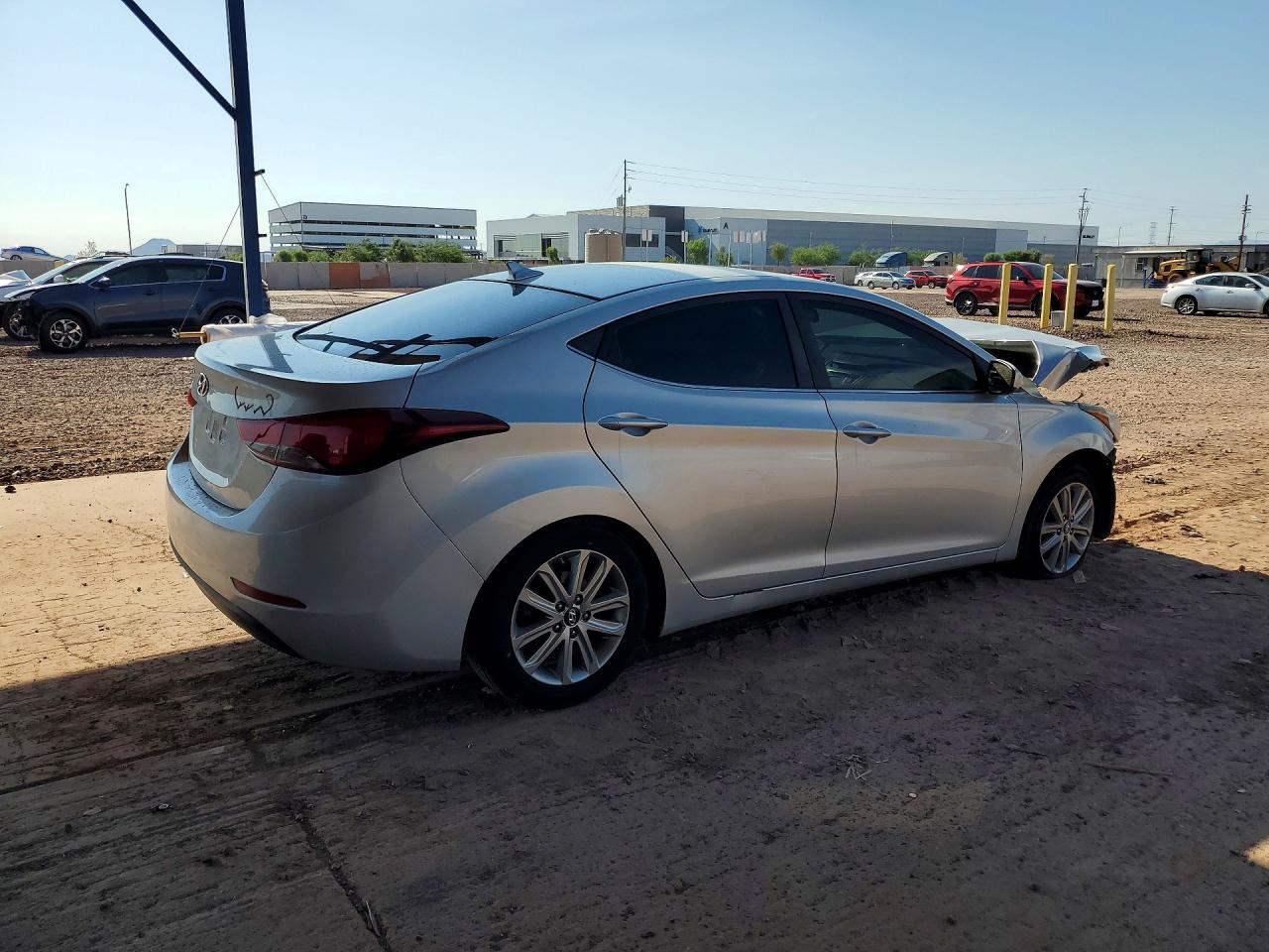 2015 Hyundai Elantra Se Silver vin: 5NPDH4AE8FH553874