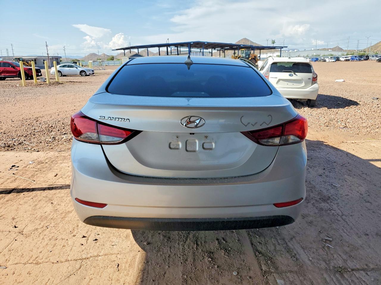 2015 Hyundai Elantra Se Silver vin: 5NPDH4AE8FH553874