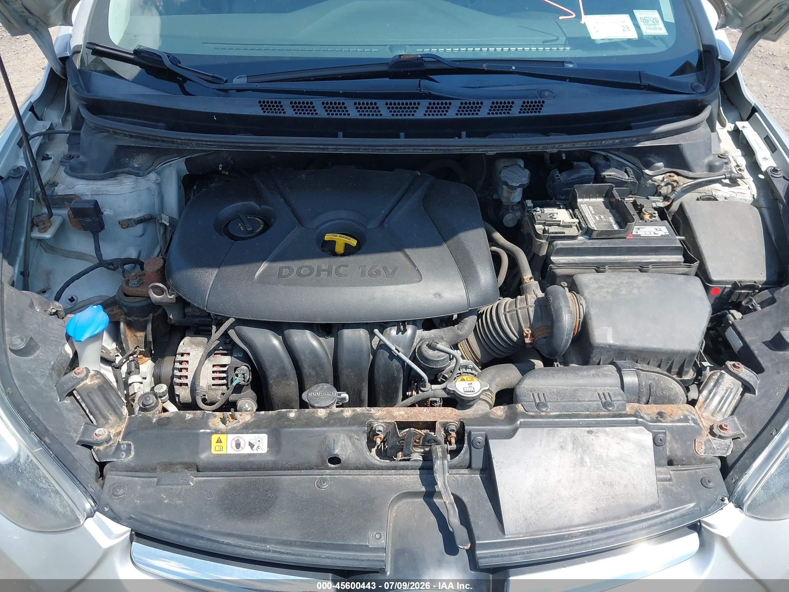 2015 Hyundai Elantra Se Silver vin: 5NPDH4AE8FH554412