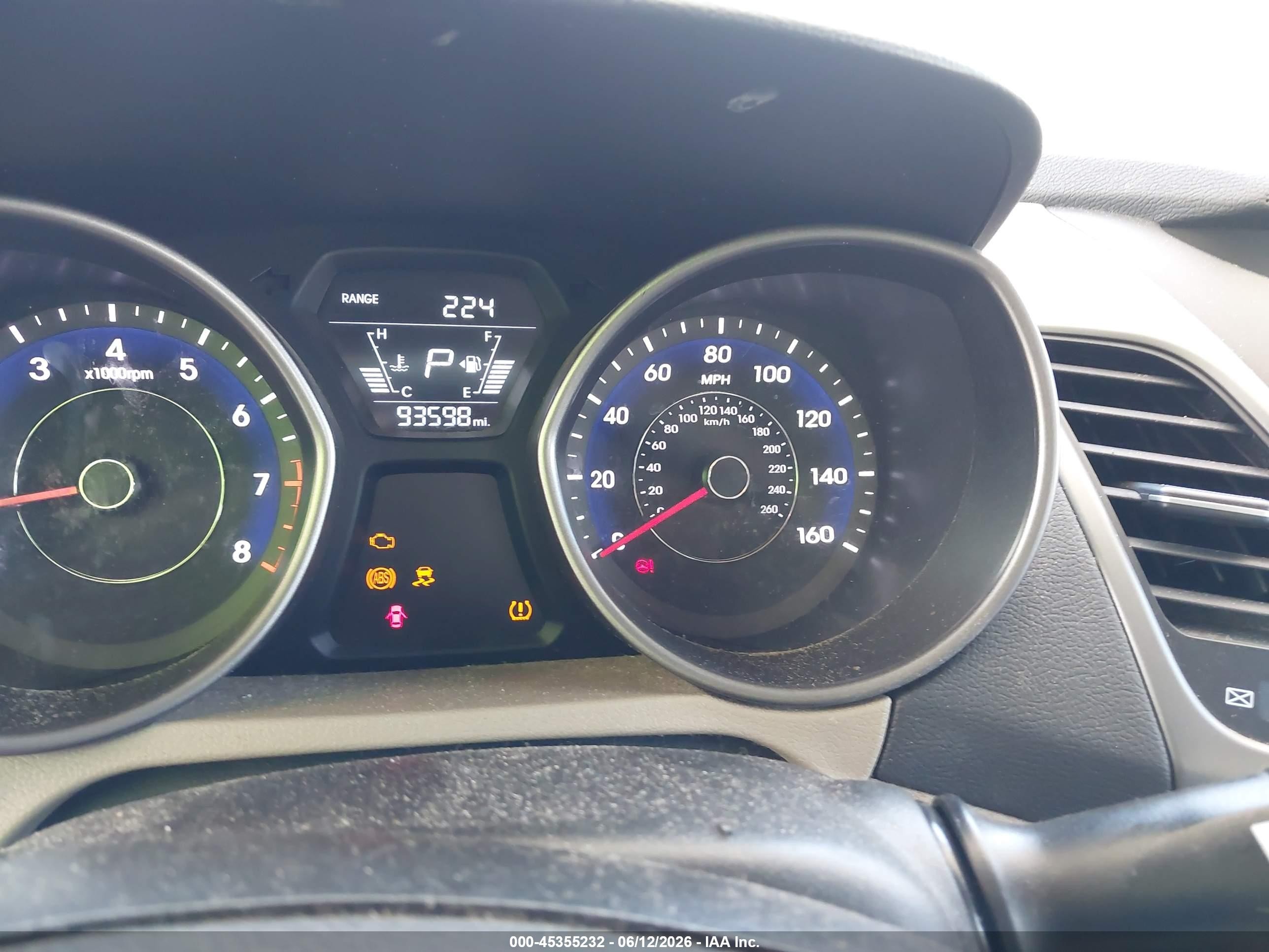 2015 Hyundai Elantra Se Золотой vin: 5NPDH4AE8FH559058