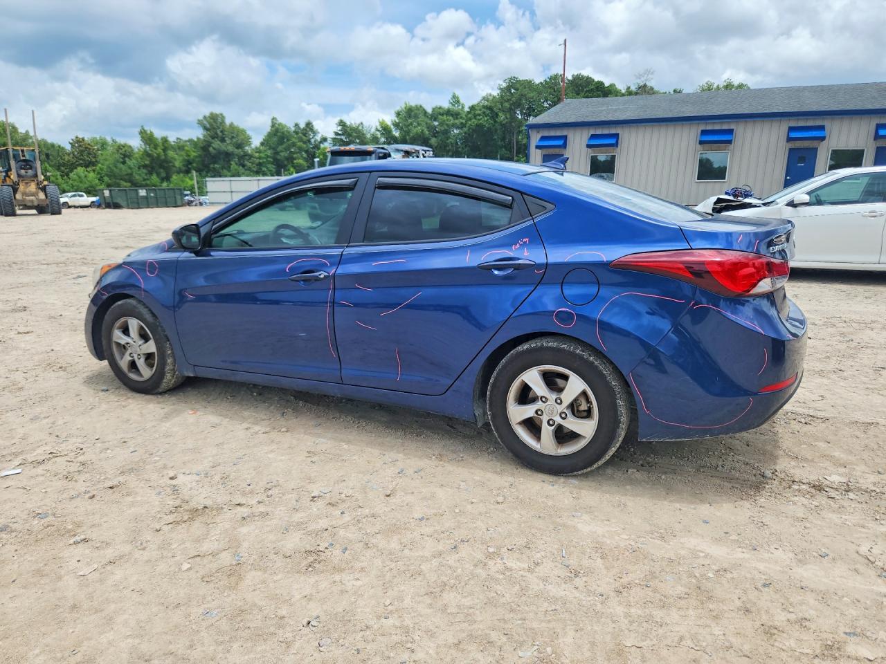 2015 Hyundai Elantra Se Blue vin: 5NPDH4AE8FH564924