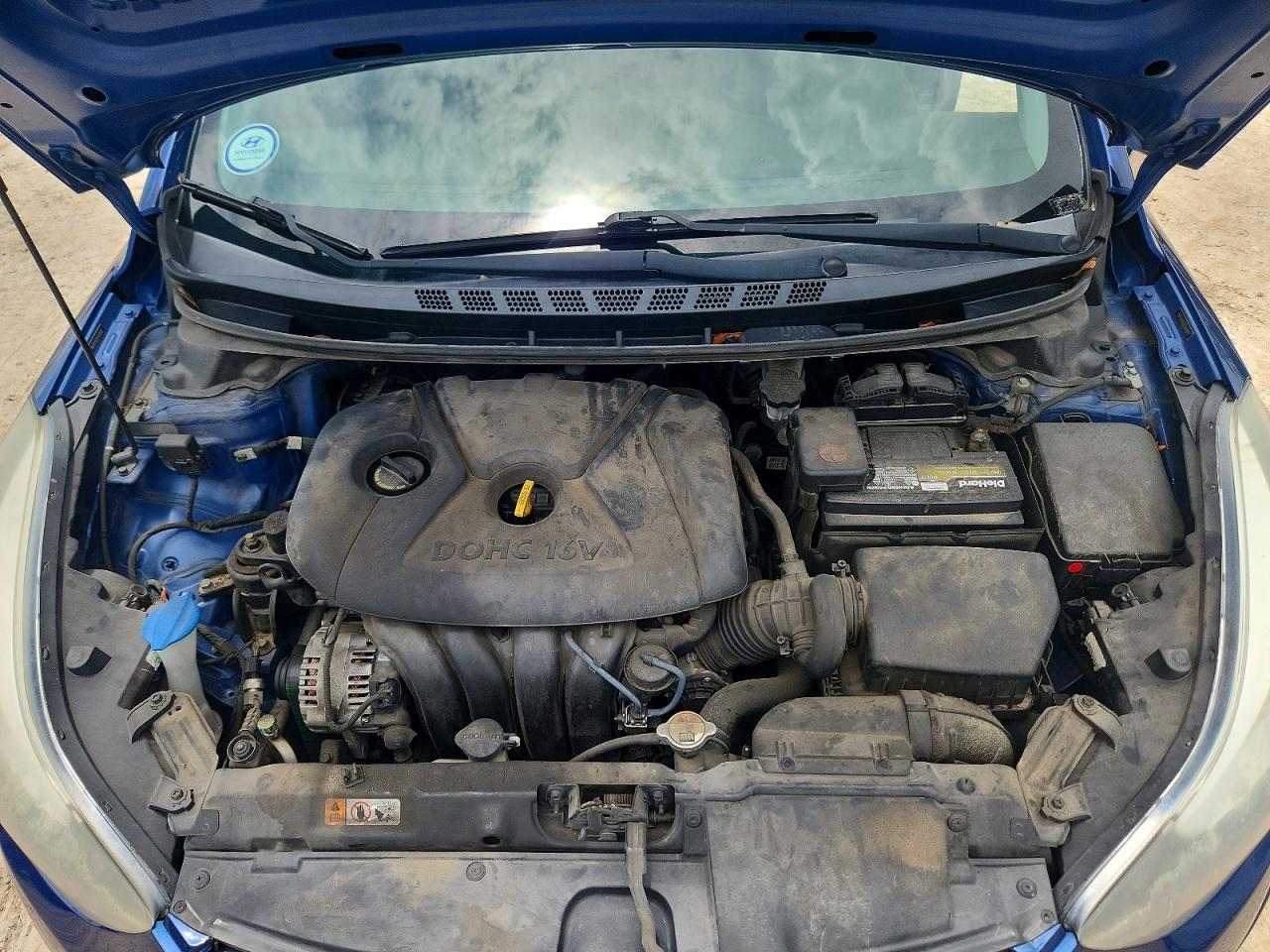 2015 Hyundai Elantra Se Blue vin: 5NPDH4AE8FH564924