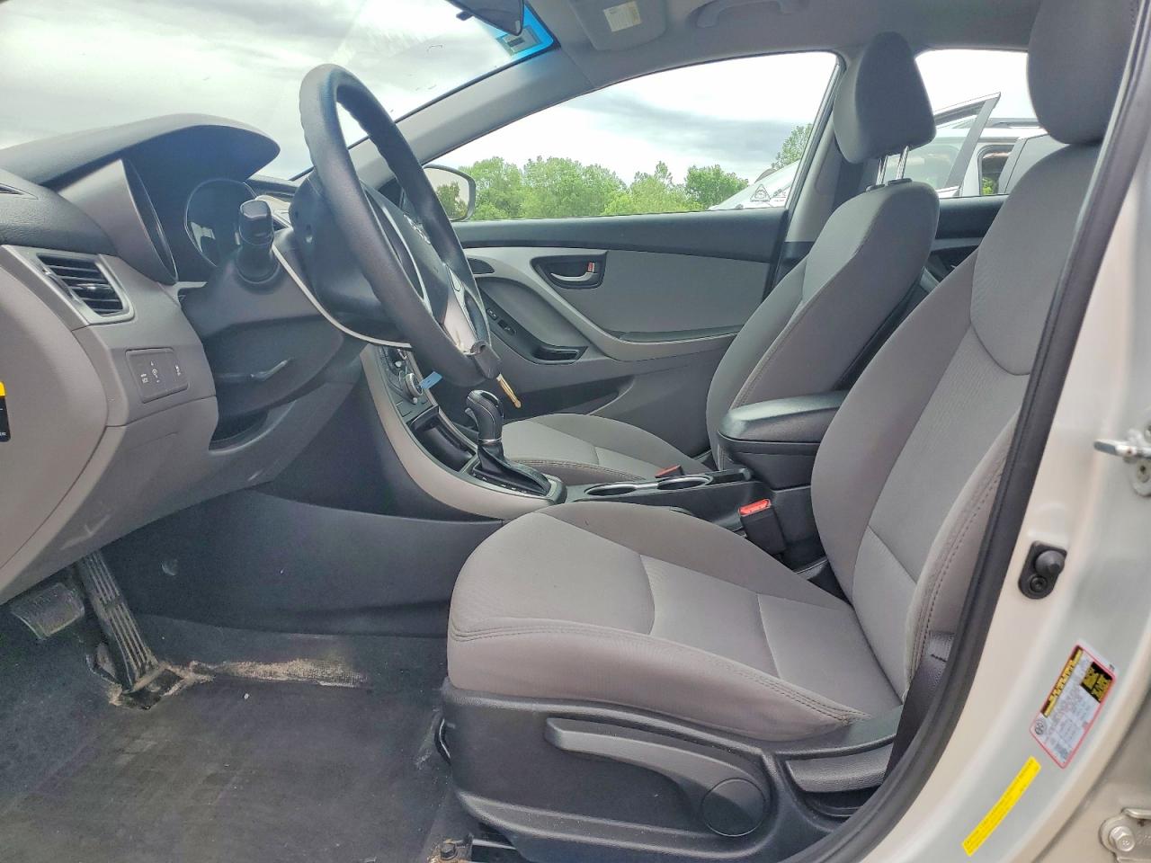 2015 Hyundai Elantra Se Silver vin: 5NPDH4AE8FH566866