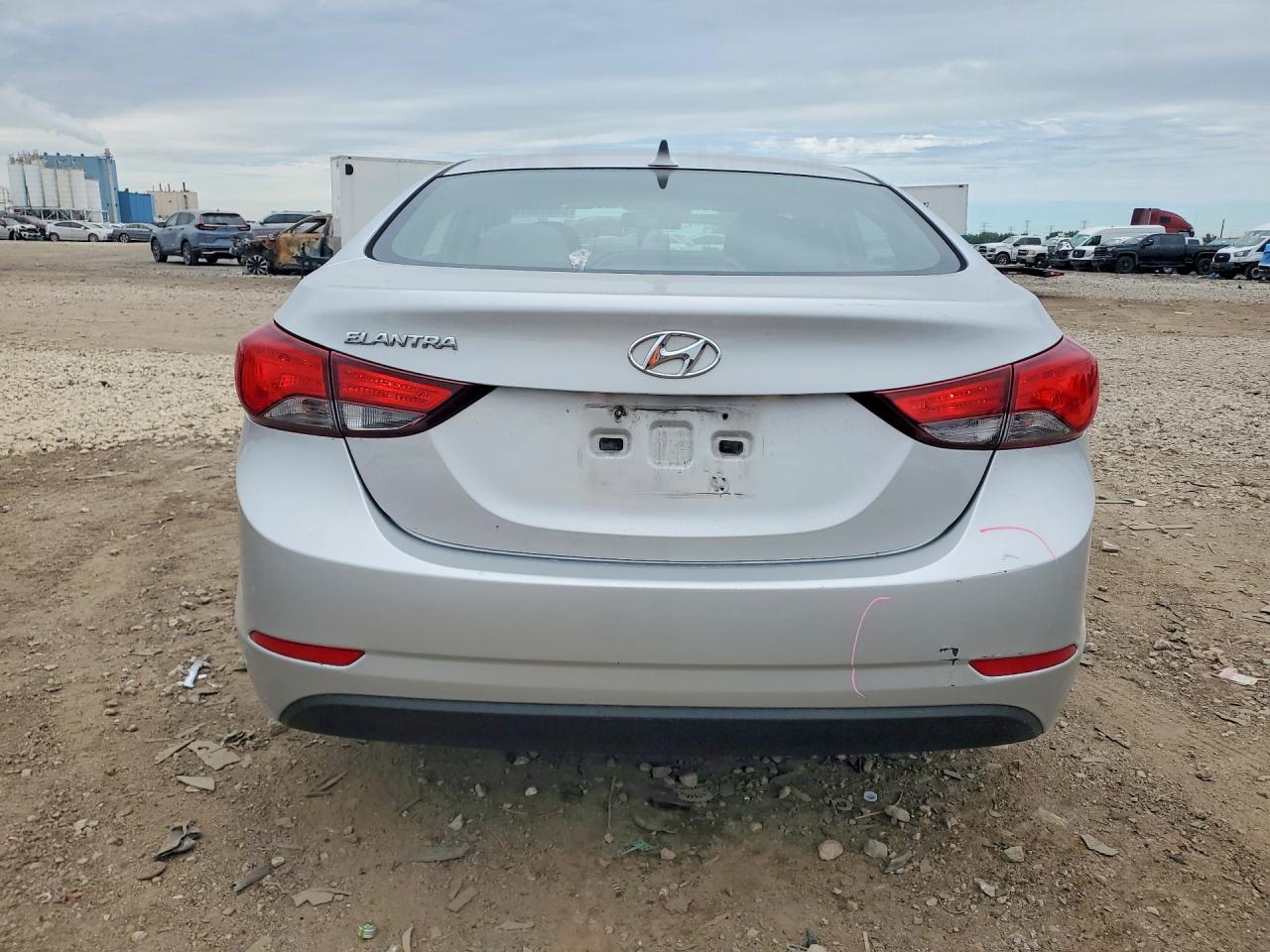 2015 Hyundai Elantra Se Silver vin: 5NPDH4AE8FH566866