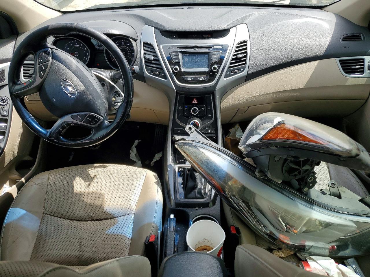 2015 Hyundai Elantra Limited Gray vin: 5NPDH4AE8FH571582