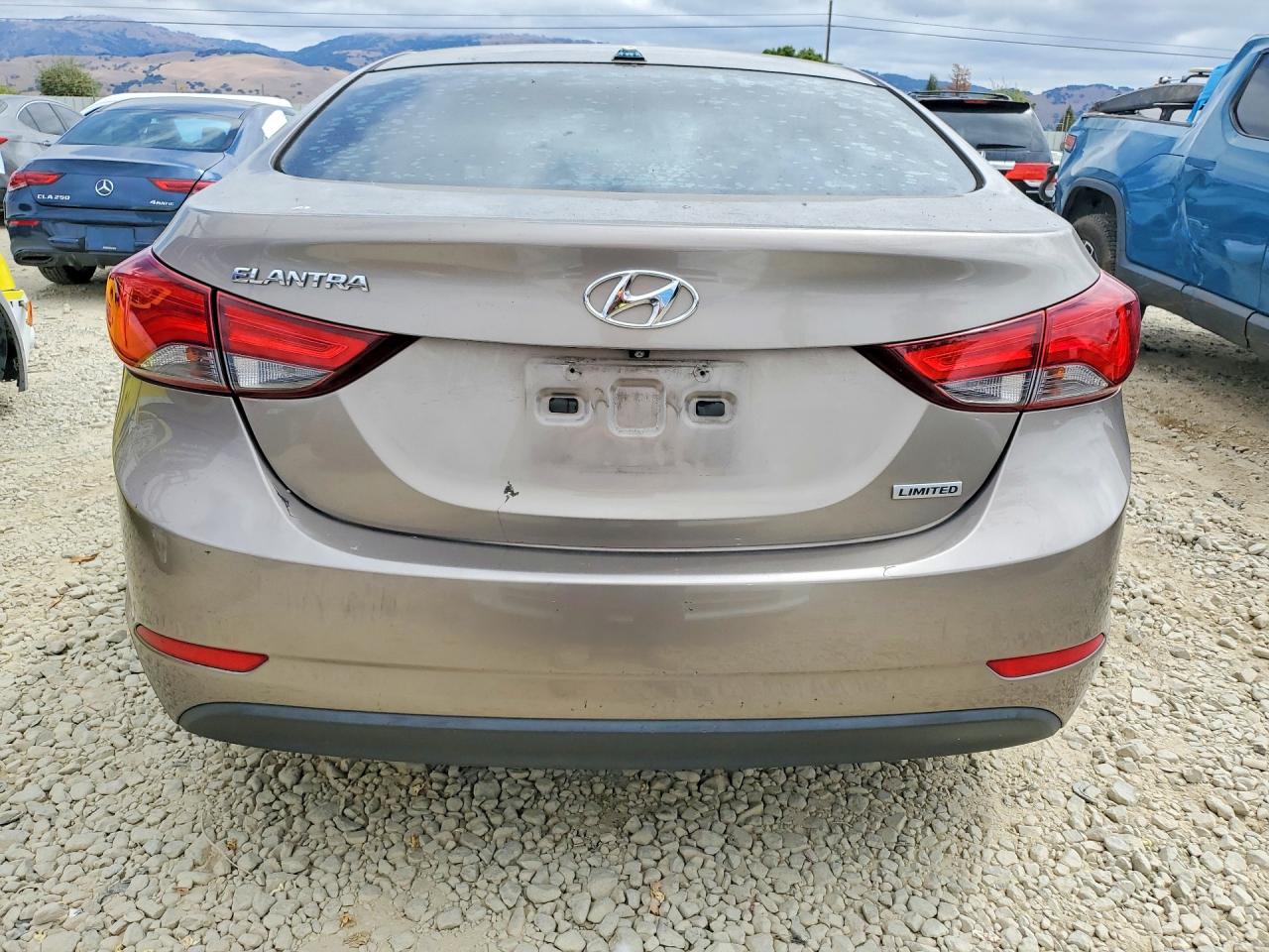 2015 Hyundai Elantra Limited Gray vin: 5NPDH4AE8FH571582