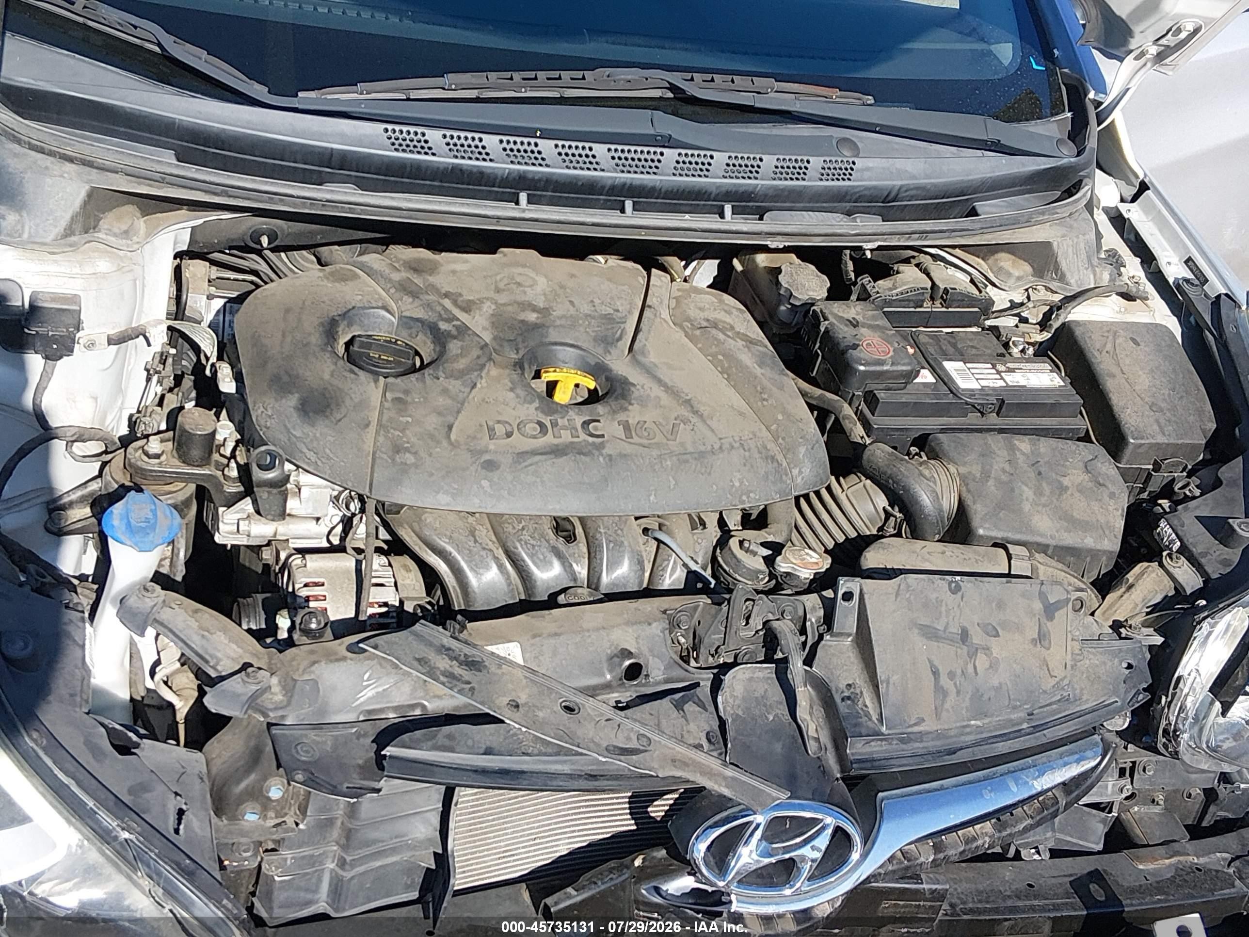 2015 Hyundai Elantra Se Silver vin: 5NPDH4AE8FH571615