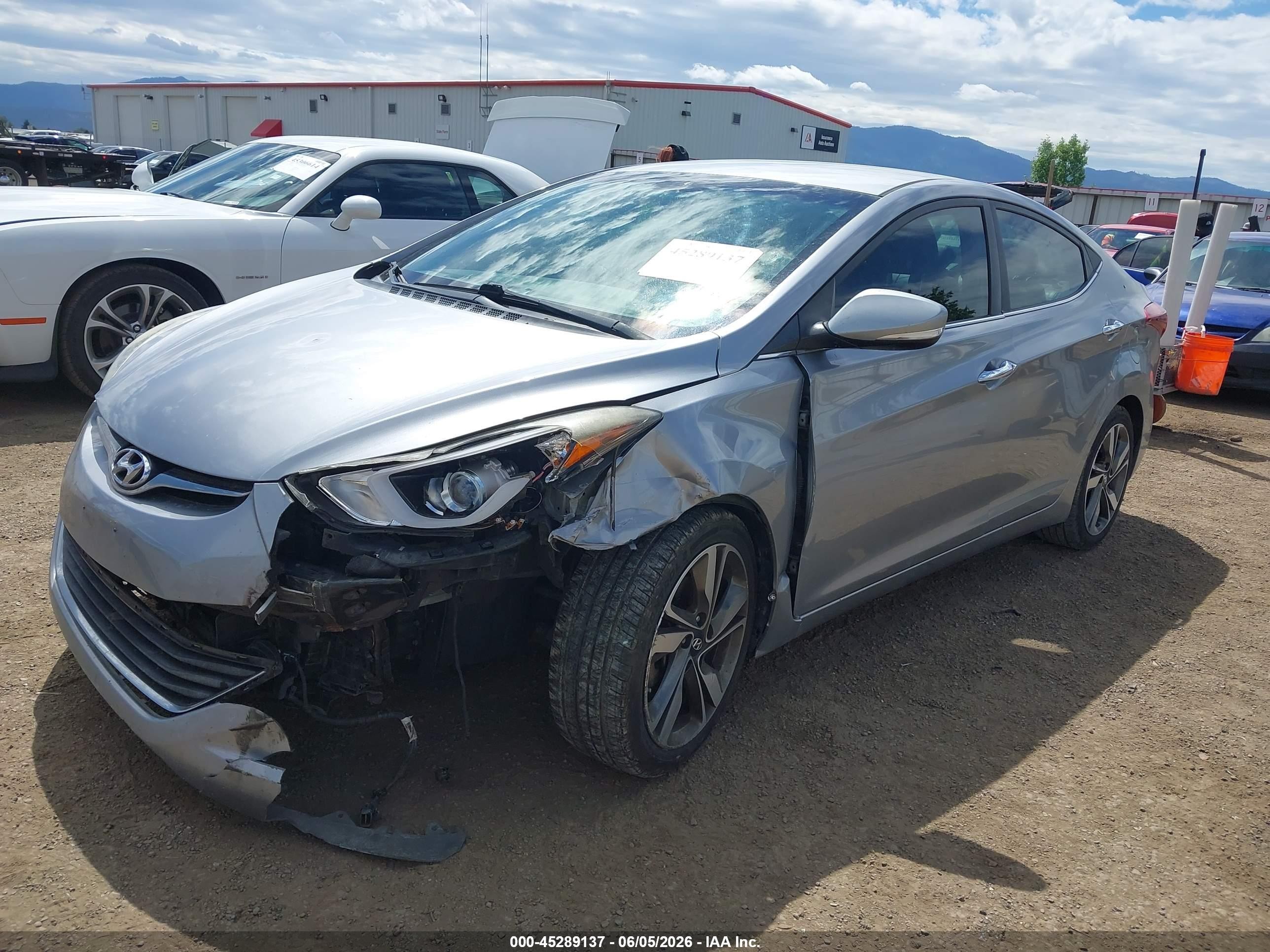 2015 Hyundai Elantra Limited Silver vin: 5NPDH4AE8FH571954