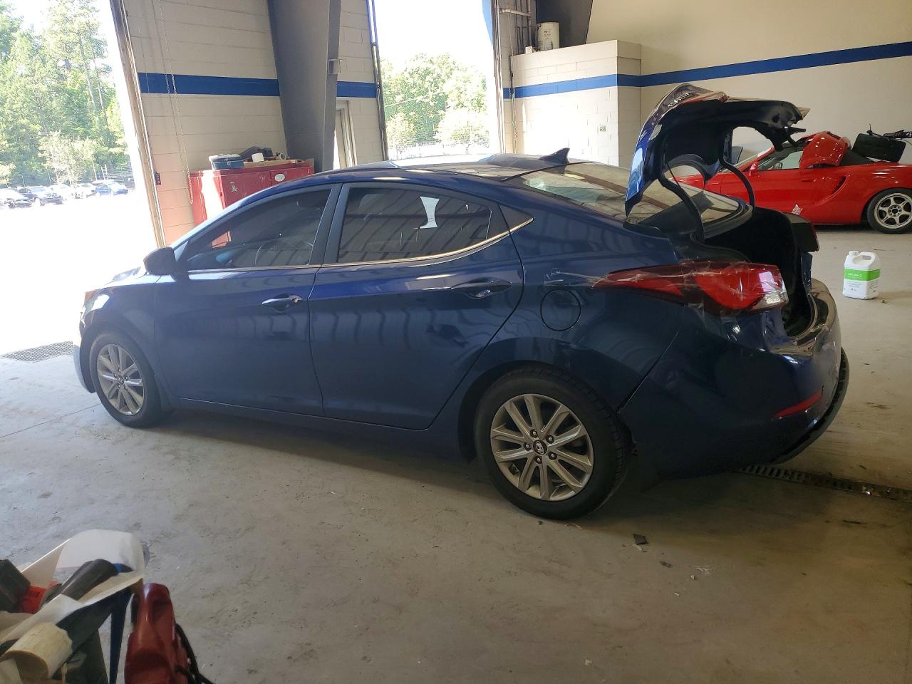 2015 Hyundai Elantra Se Синий vin: 5NPDH4AE8FH575230