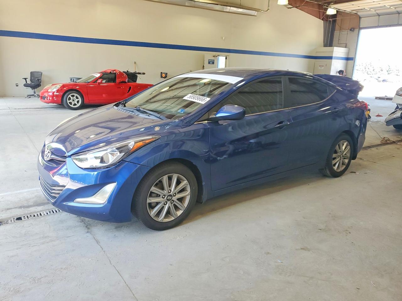2015 Hyundai Elantra Se Blue vin: 5NPDH4AE8FH575230